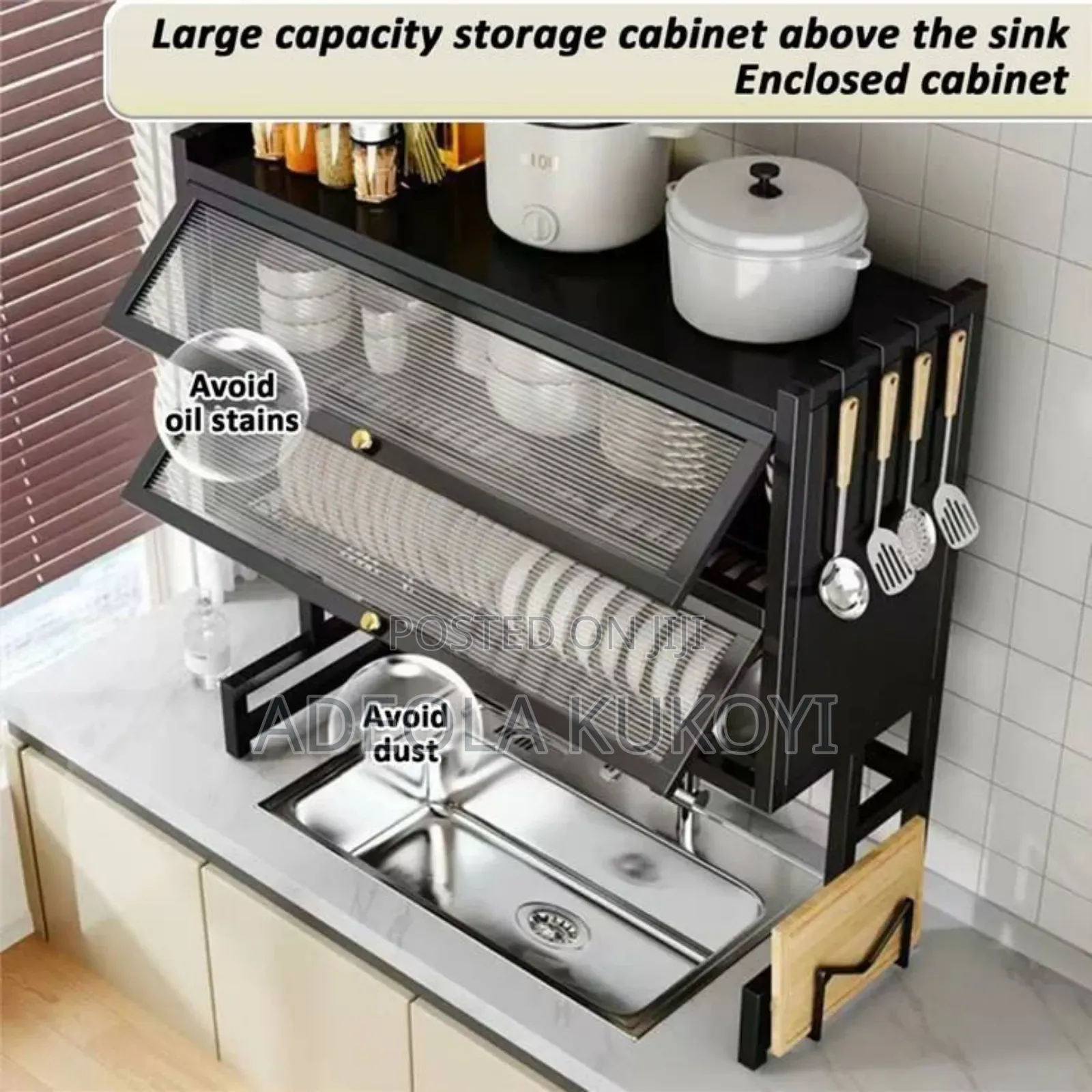 Double Layer Over the Sink Plate Rack