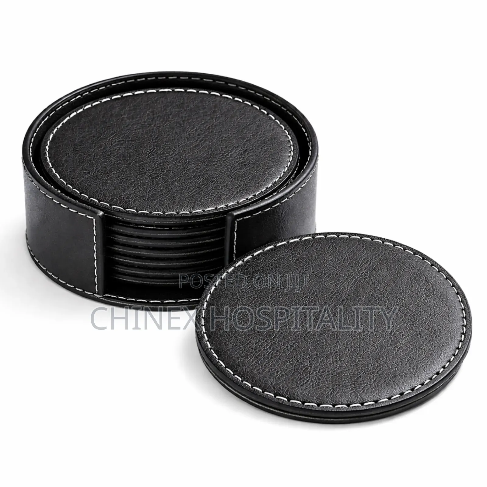 Premium Leather Coasters – Ideal For Hotels, Offices, Homes. Available