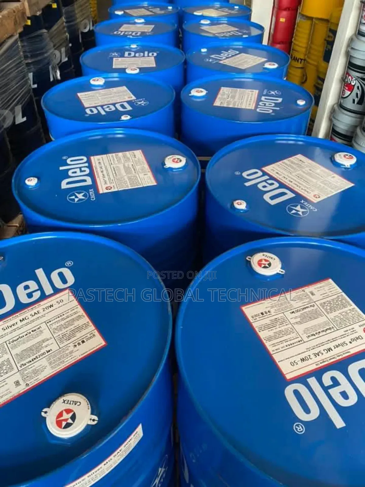 Caltex Delo Silver Mg Sae 20w-50 Heavy-Duty Engine Oil.