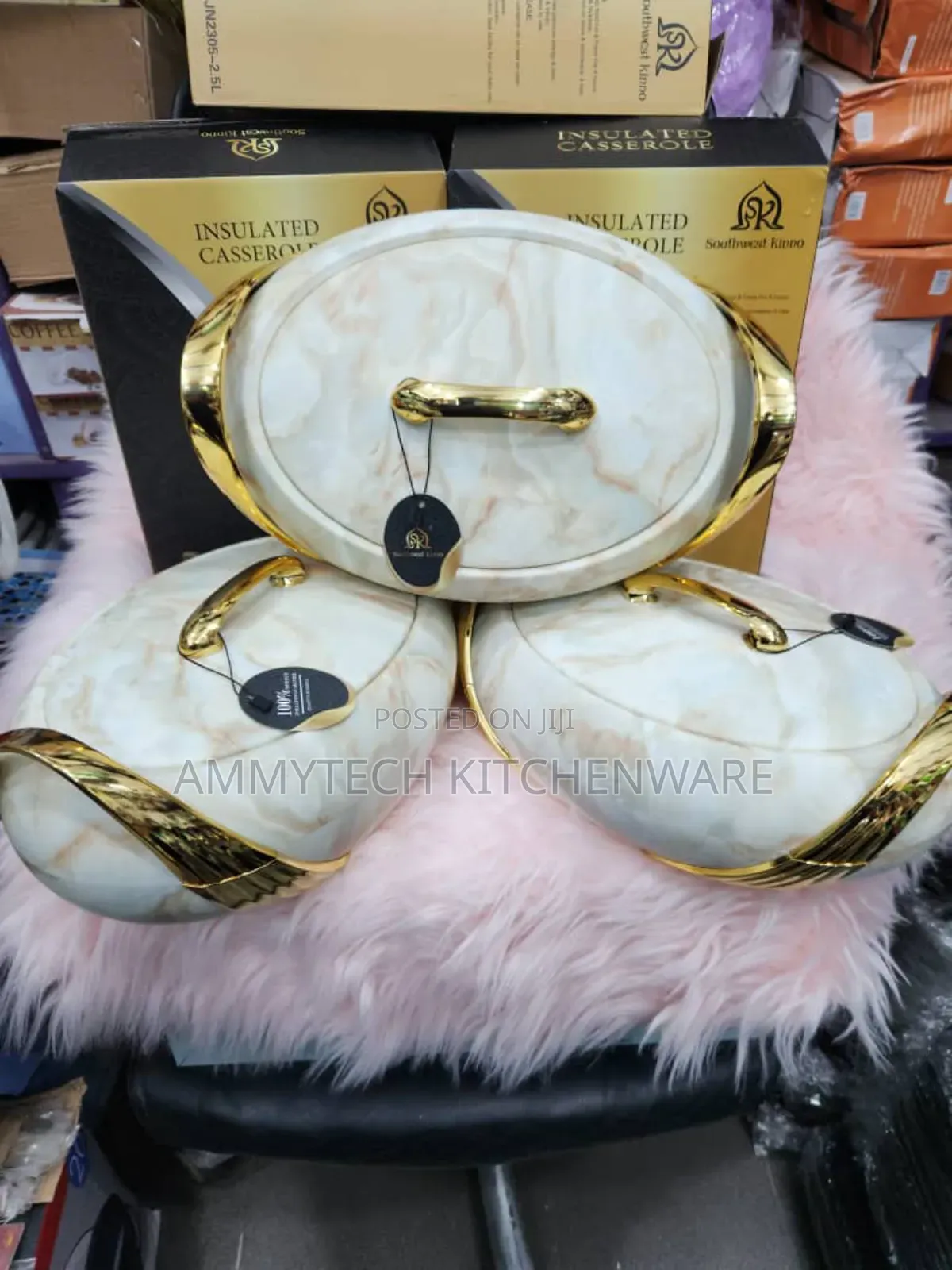 3pcs Insulated Food Warmer/Casserole