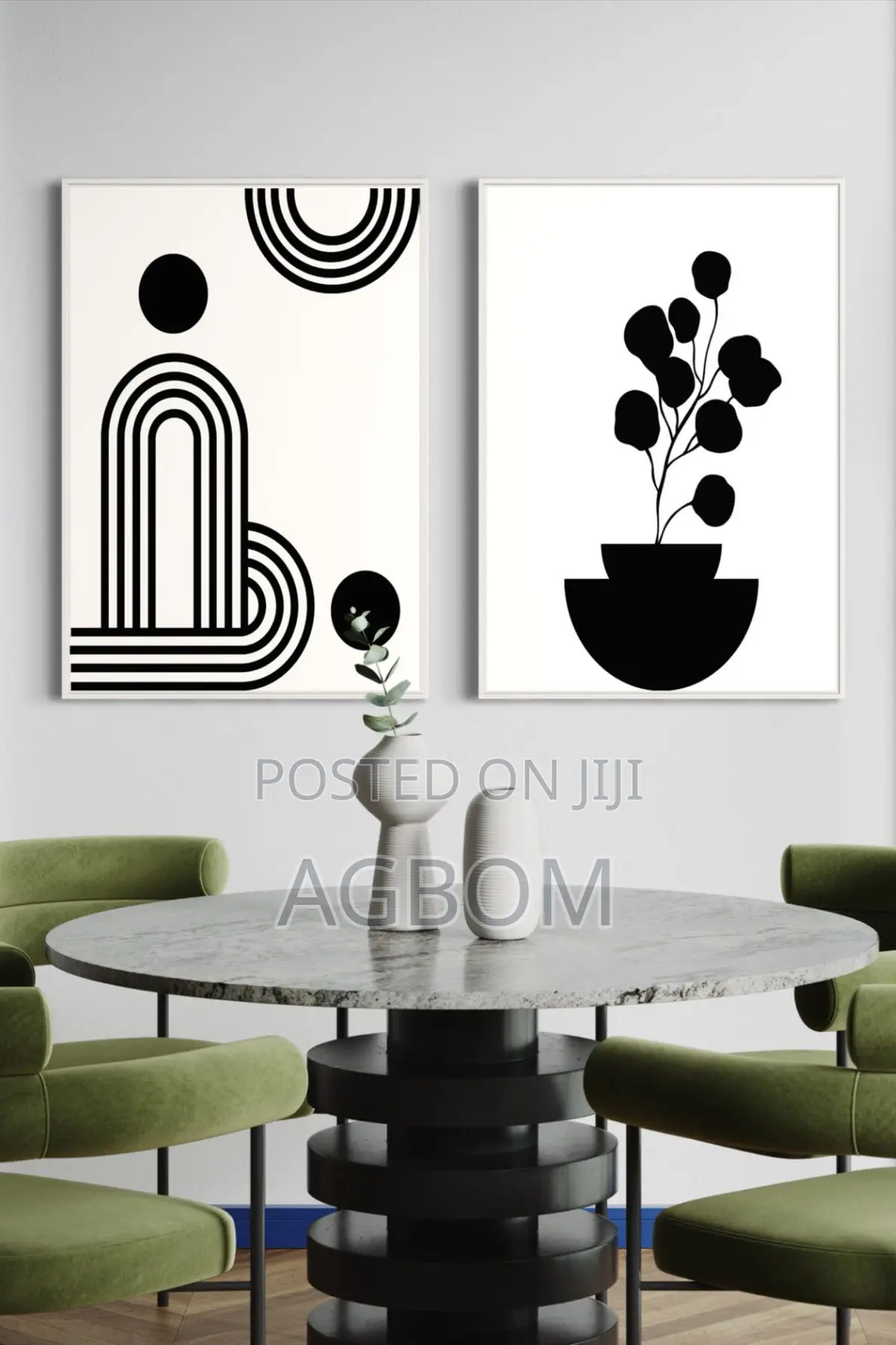 Black and White Wall Art