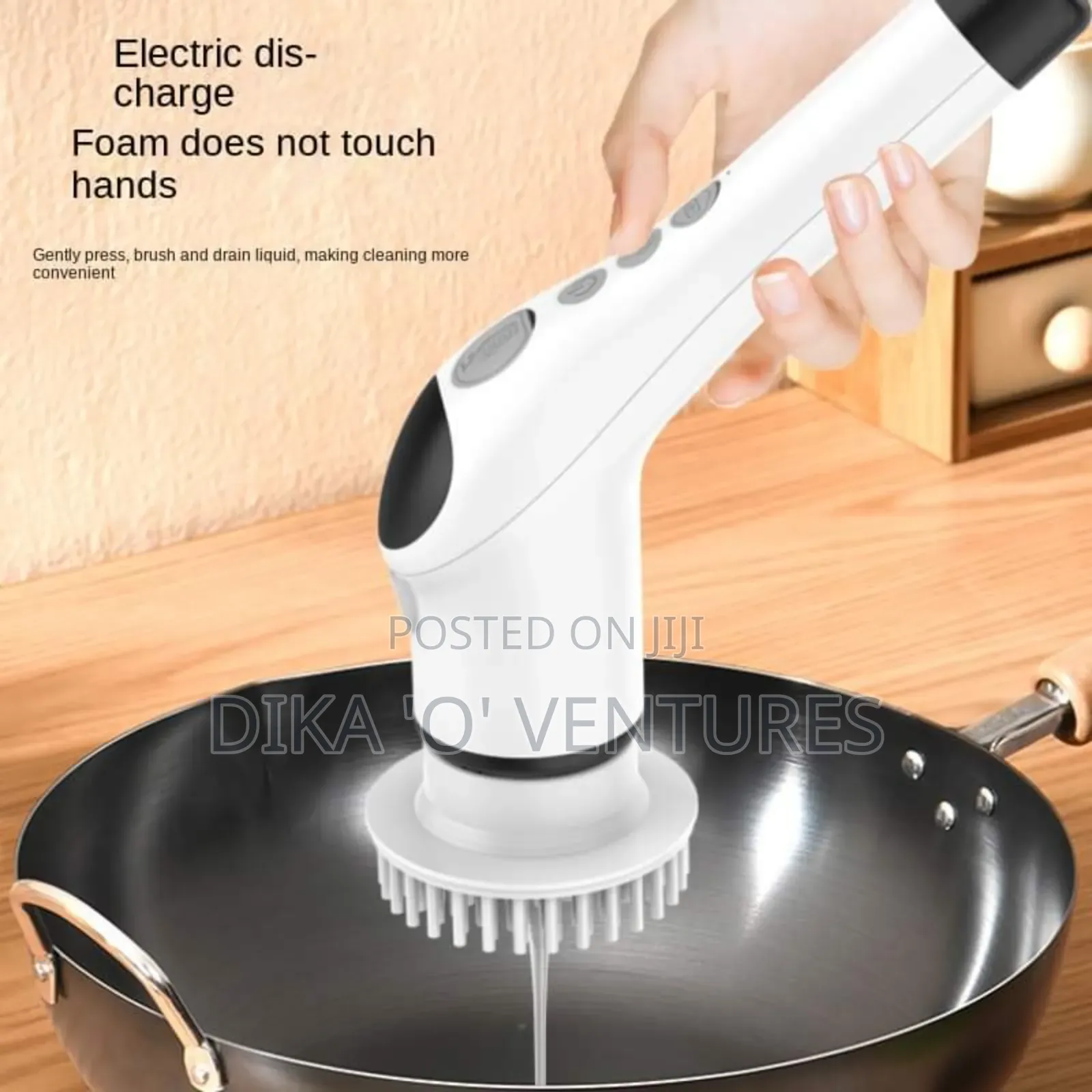 Electric Spin Scrubber, Cordless Cleaning Brush With Adjustable