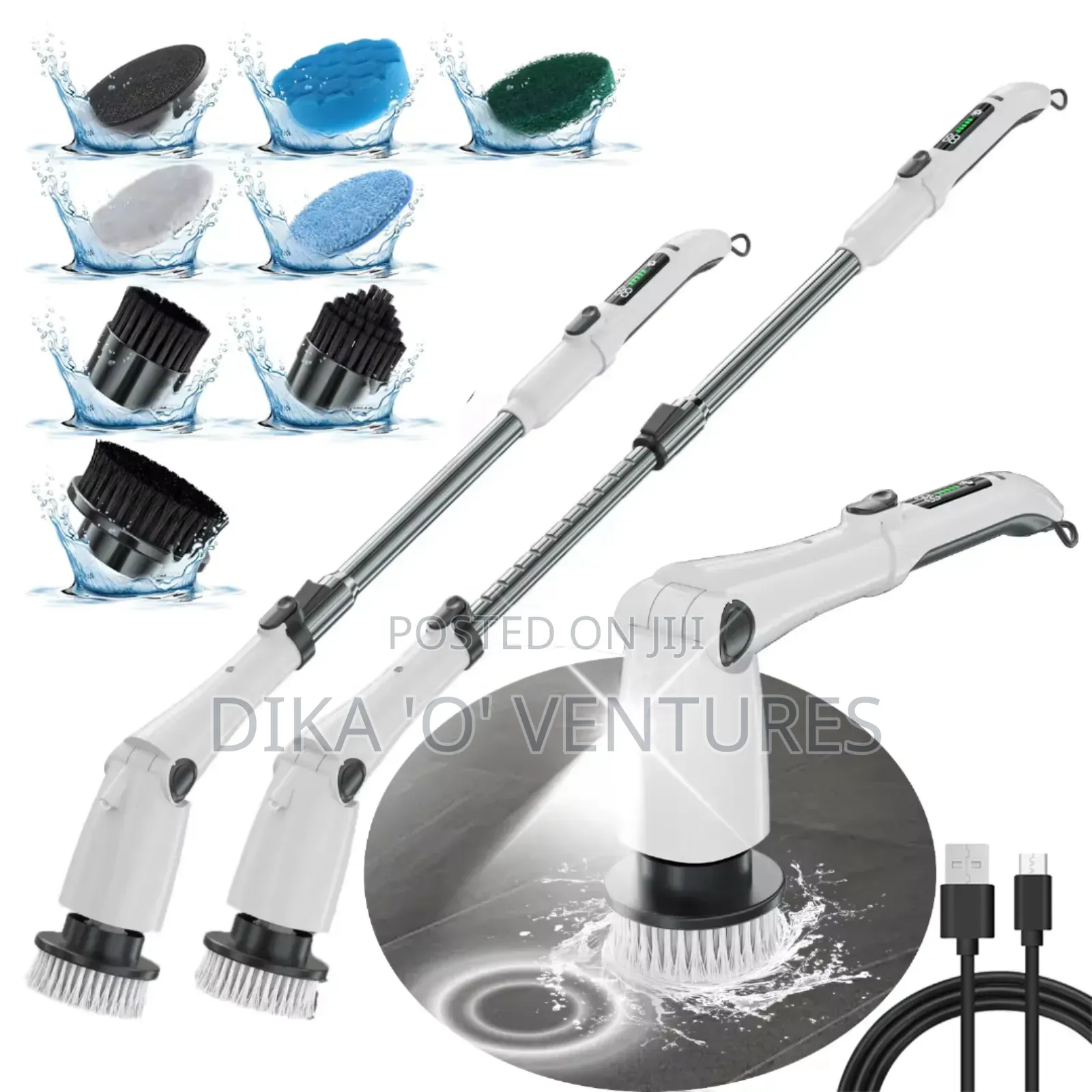 Cleaning Brush Portable Handheld Scrub for Bathroom Tile Floor Bathtub
