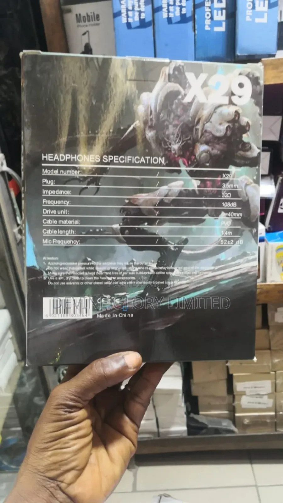 Onikuma X29 RGB Wired Gaming Headset – 50mm Stereo Sound