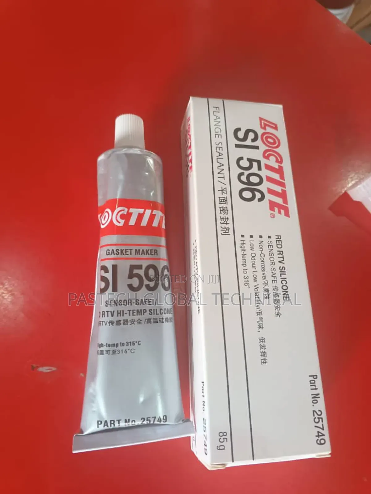 Loctite Si 596 Red RTV Silicone Flange Sealant/Gasket Maker.
