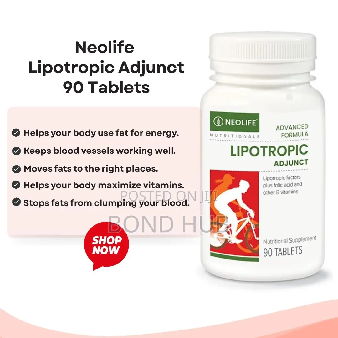 Lipotropic Adjunct 90 Tablets for Fat Metabolism Liver Support