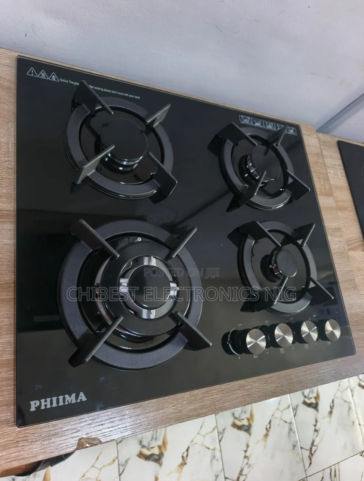 Original Quality Phiima Built-in 4 Burners Automatic Gas Cooker Hob