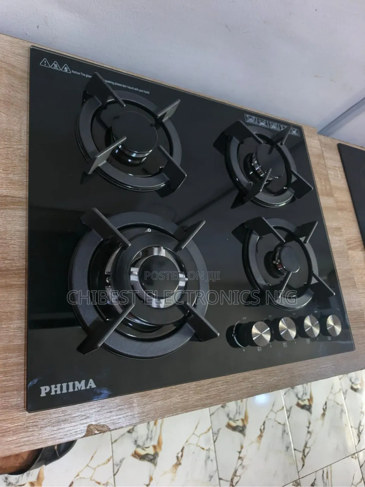 Original Quality Phiima Built-in 4 Burners Automatic Gas Cooker Hob