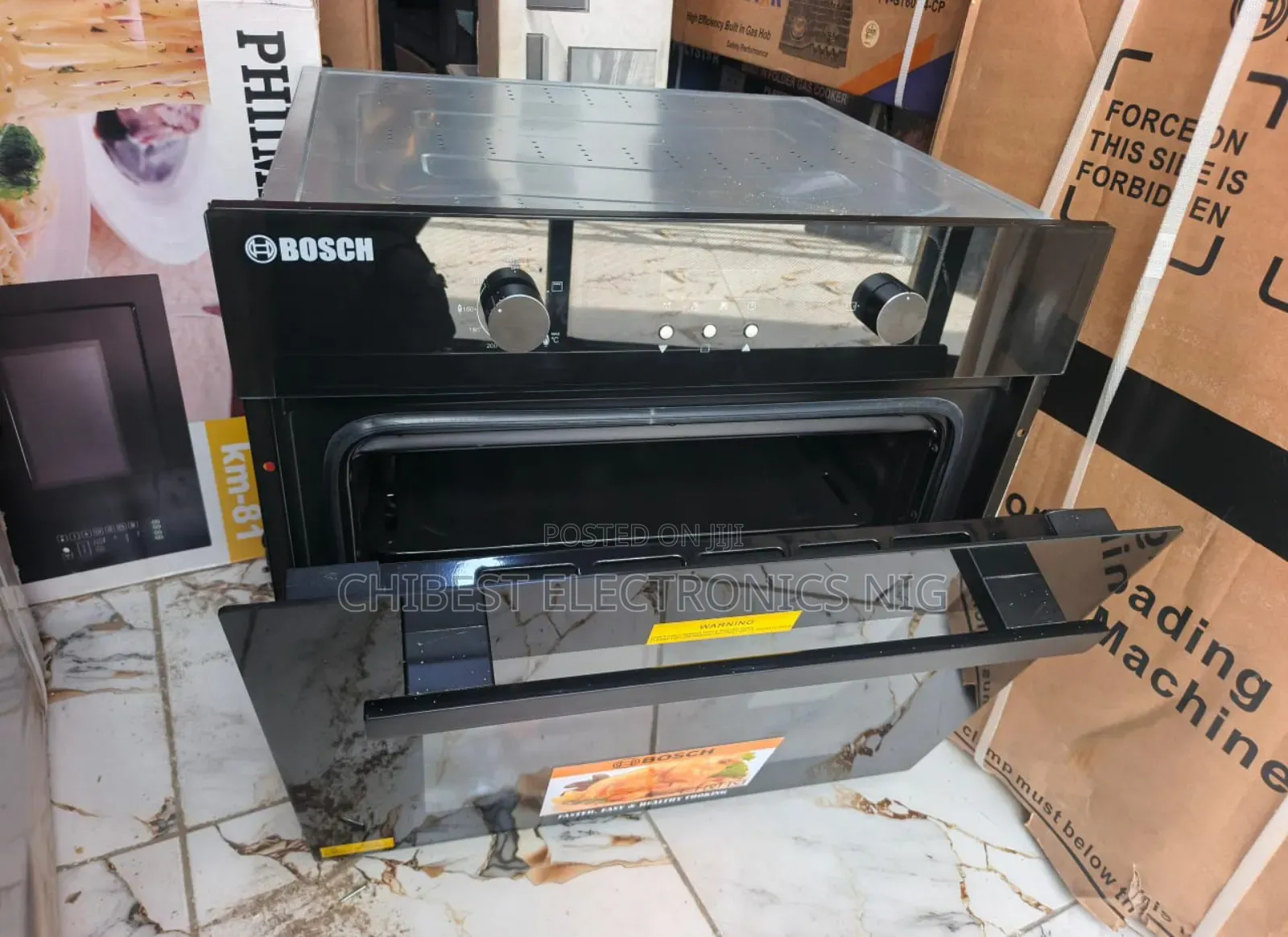 Original Bosch Built-in Electric Gas Oven With Grill and Timer Etc