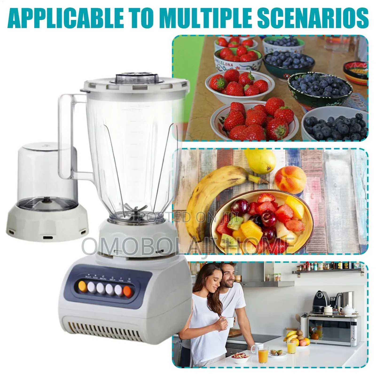 2 in 1 Blender Double Cup