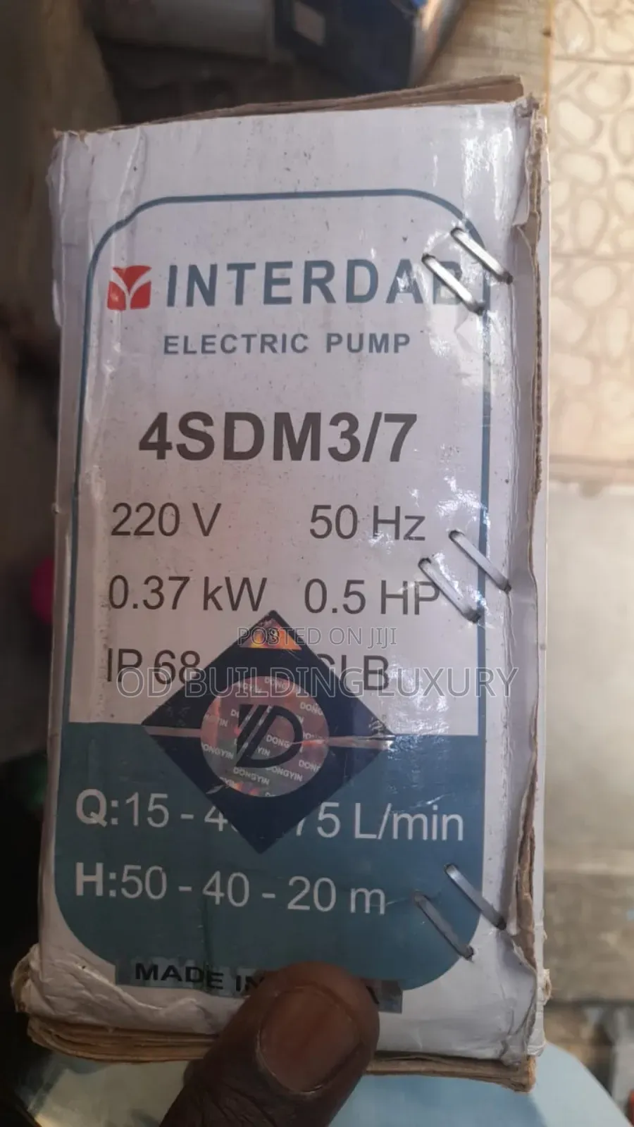 0.5 Interdab Submersible Pump (Copper)