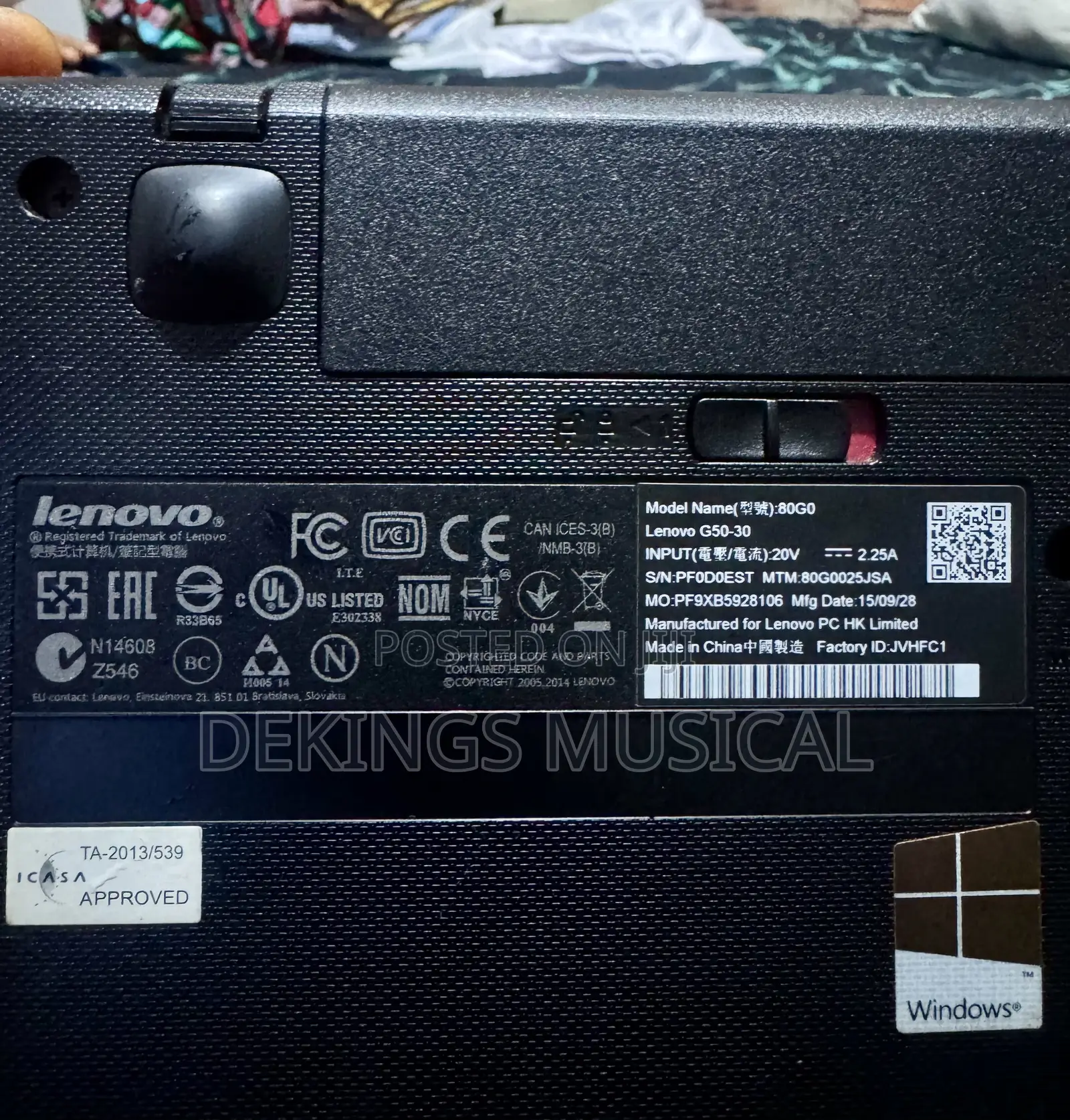 New Laptop Lenovo G50-70 2GB Intel Core I3 HDD 500GB