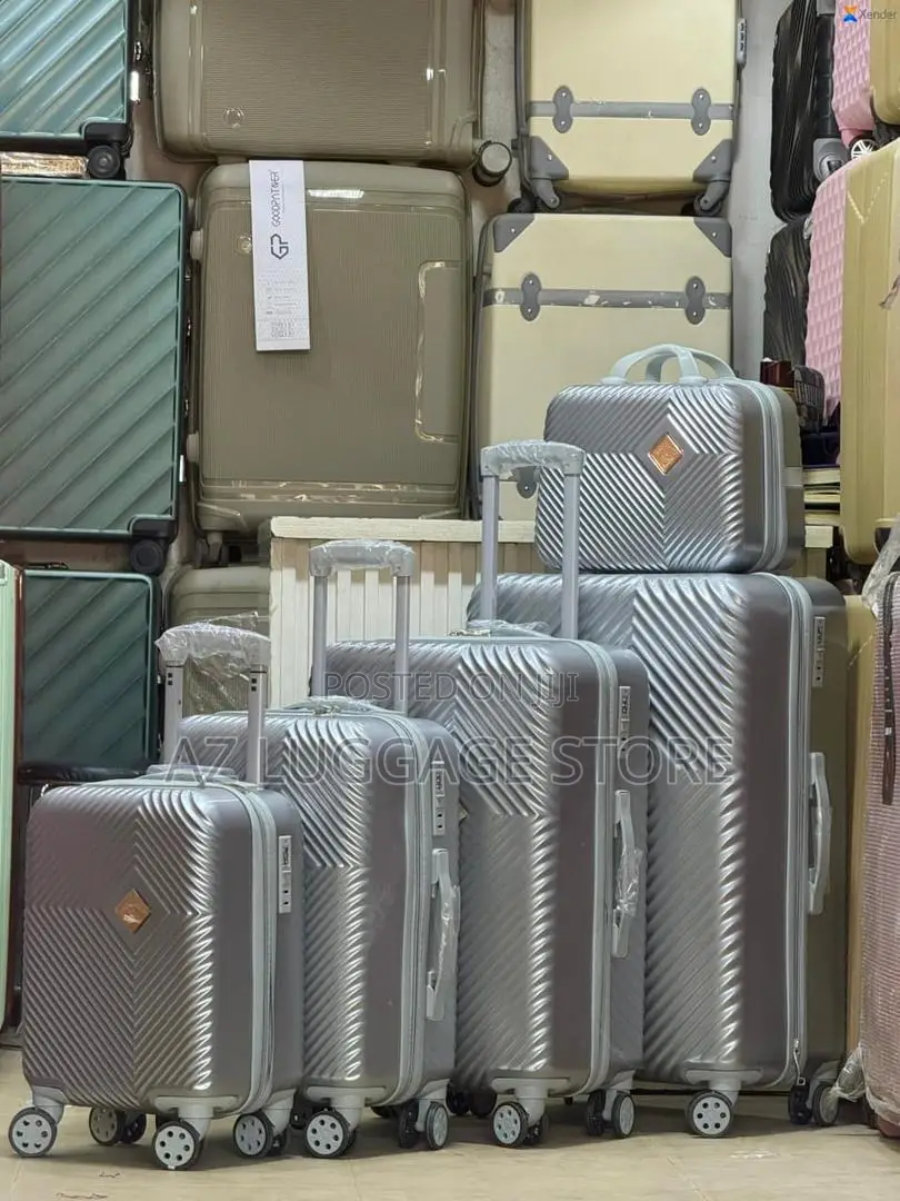 Set of 5 Plastic Quality Luggage Box
