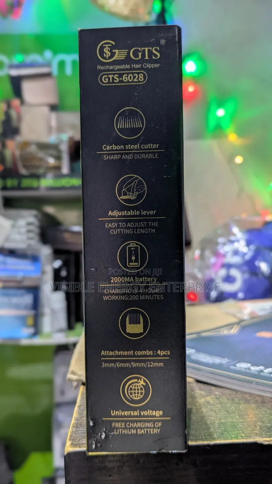 GTS Rechargeable Hair Clipper (Gts-6028)