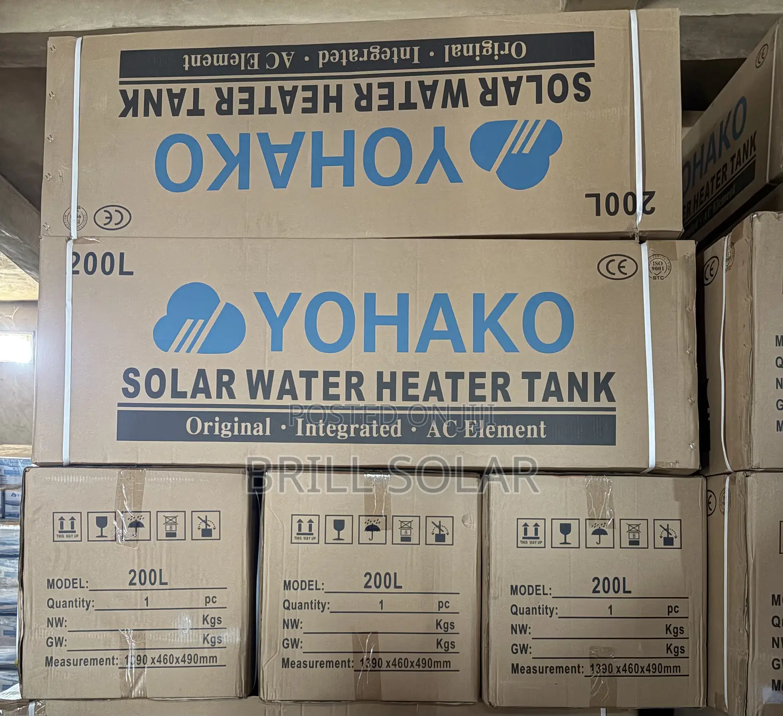 200l Yohako Solar Water Heater