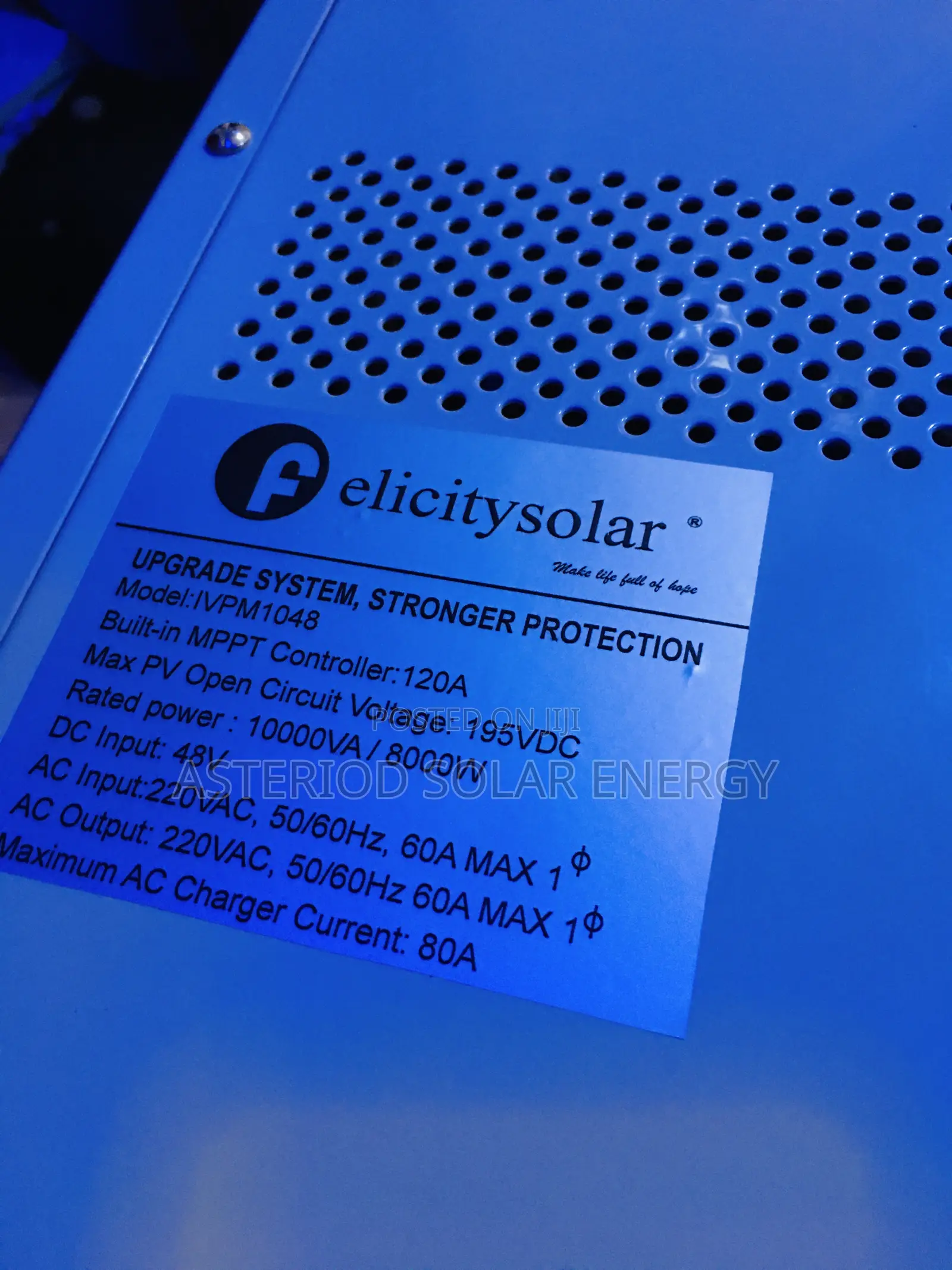 10kva 48v Felicity (Ivpm) Hybrid Solar Inverter