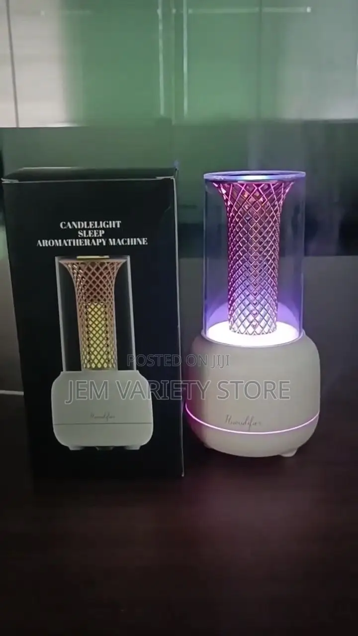 Led Aroma Diffuser Candlelight Humidifier