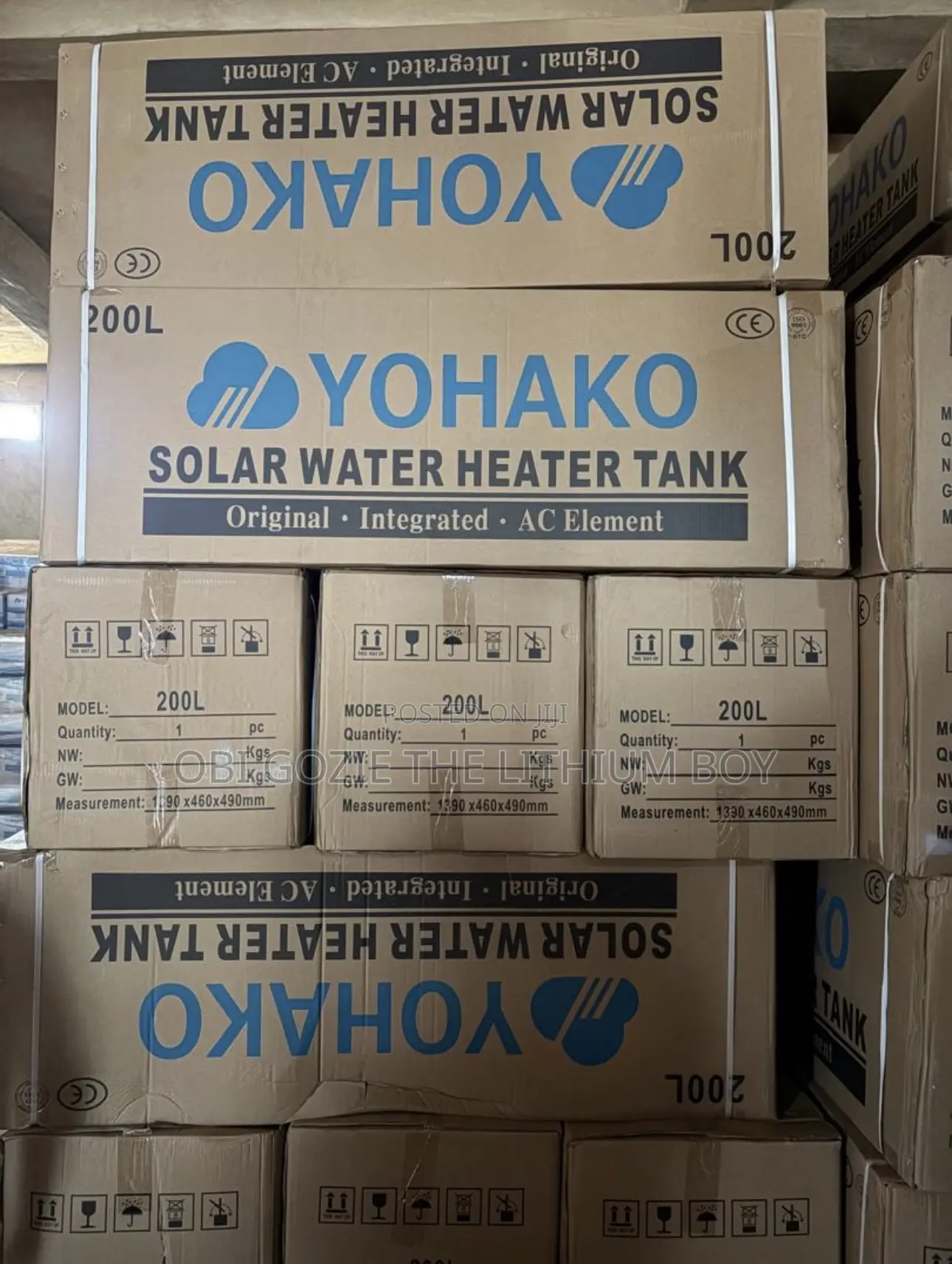200l Yohako Solar Water Heater. Best Yohako Importer and Distributor