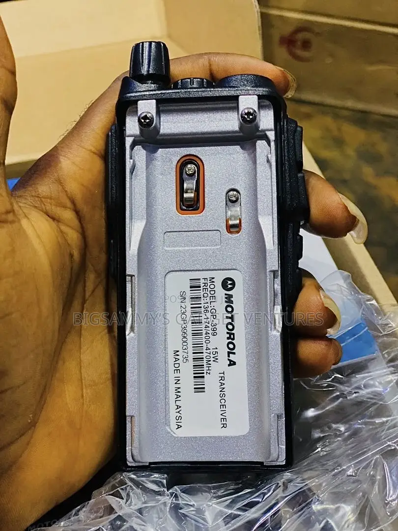 Motorola Gp-399 Walkie Talkie Radio