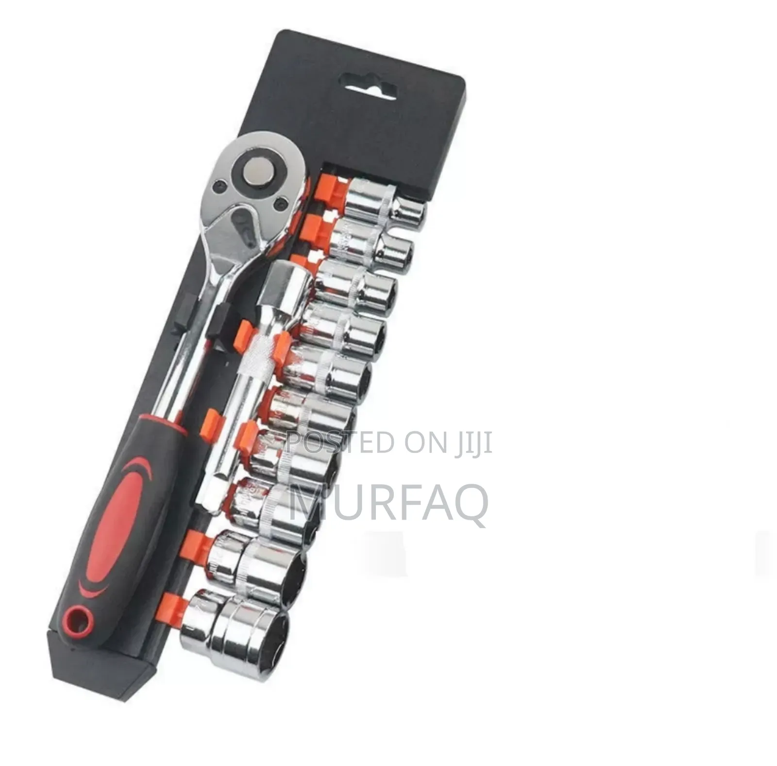 12pcs 3/8 Socket Ratchet Wrench Set With Extension Rod 10 Sockets