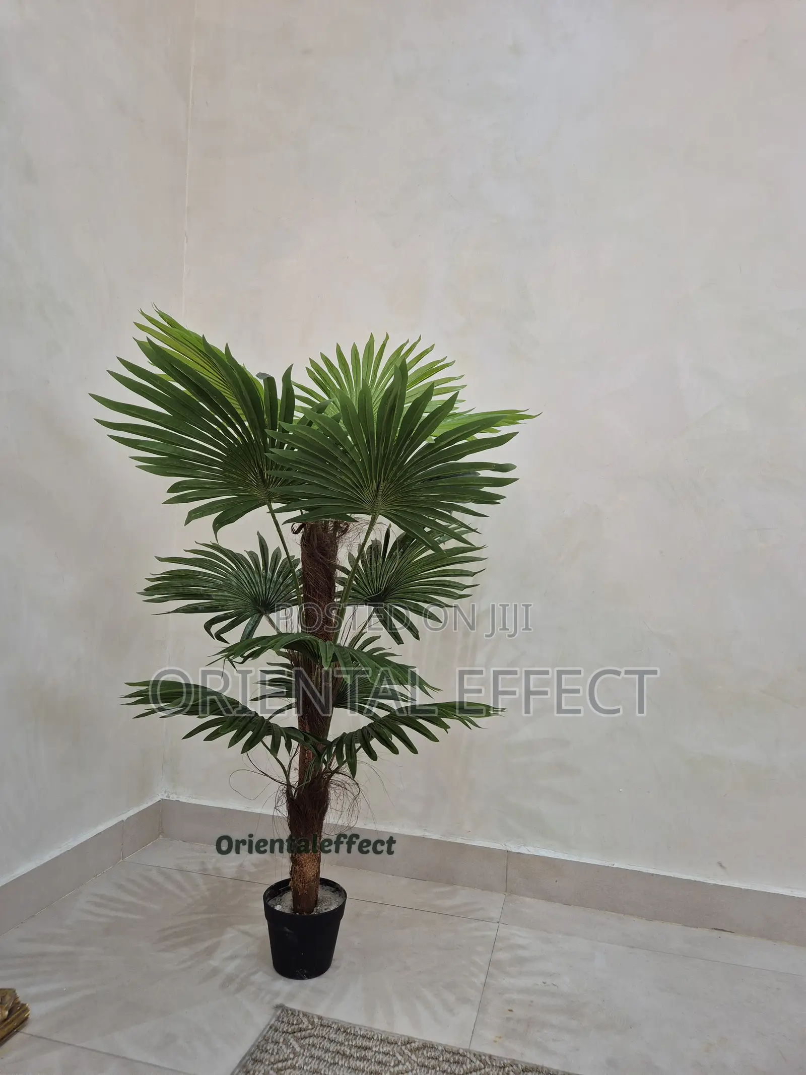 Fan Palm Artificial Plant 120cm | Realistic Indoor Decor