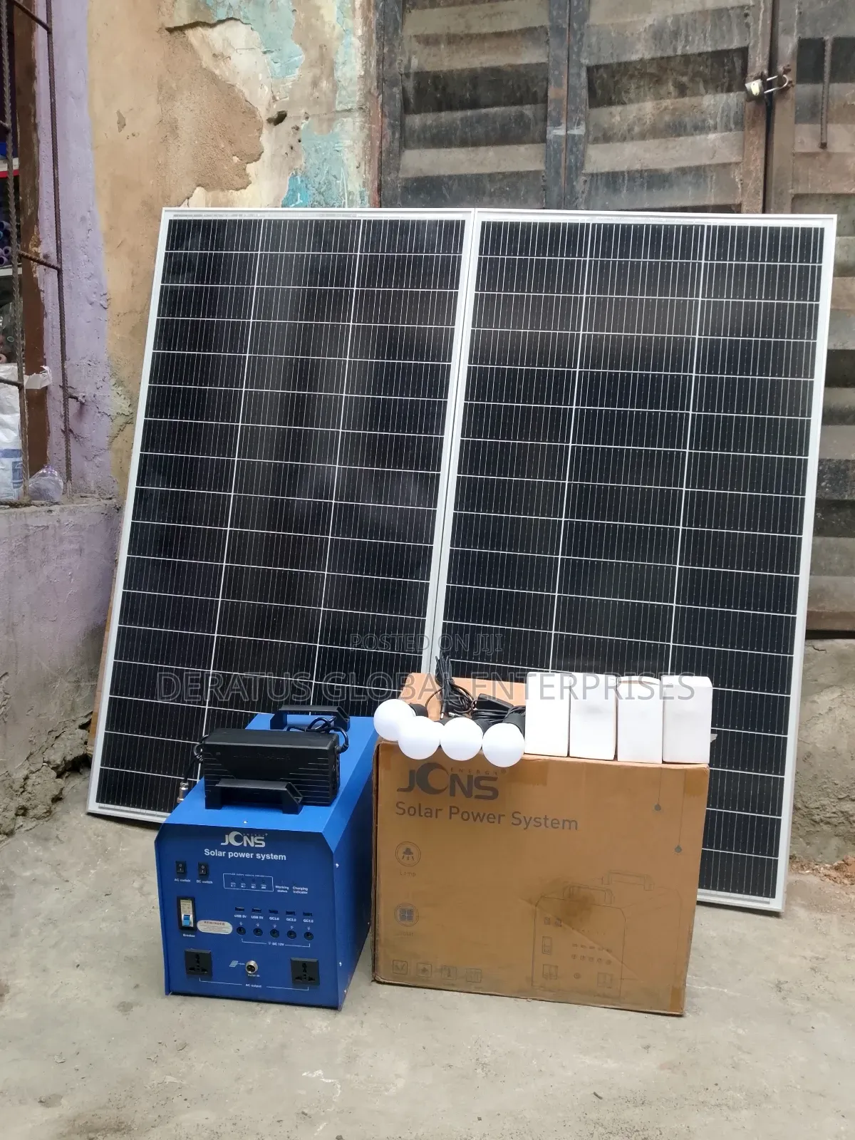 1800w Solar Energy System With 320w Panel and 4dc Bulbs