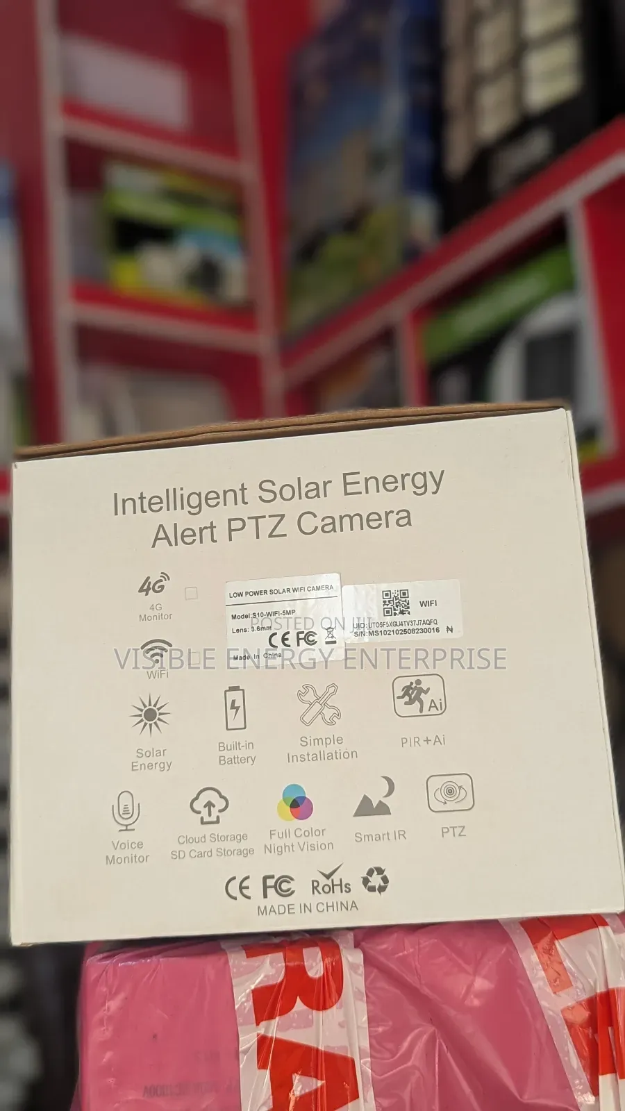 Hd Wi-Fi Intelligent Solar PTZ Camera.(Single Lens)