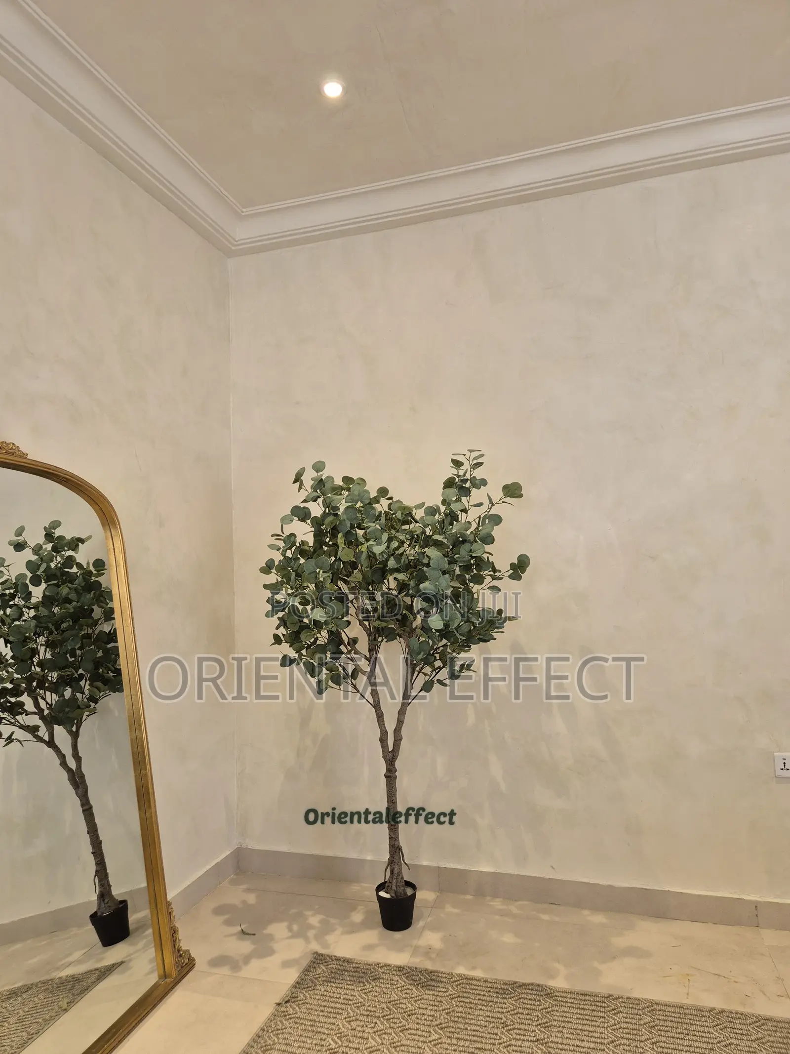 Twin Eucalyptus Artificial Plant – 185cm