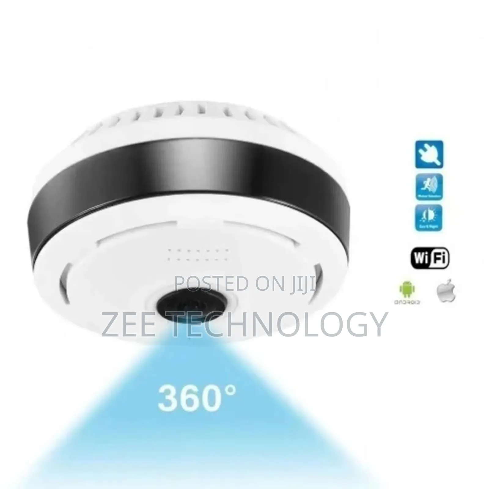 360° Fish Eye Wall Mouth V380 App Camera Gg