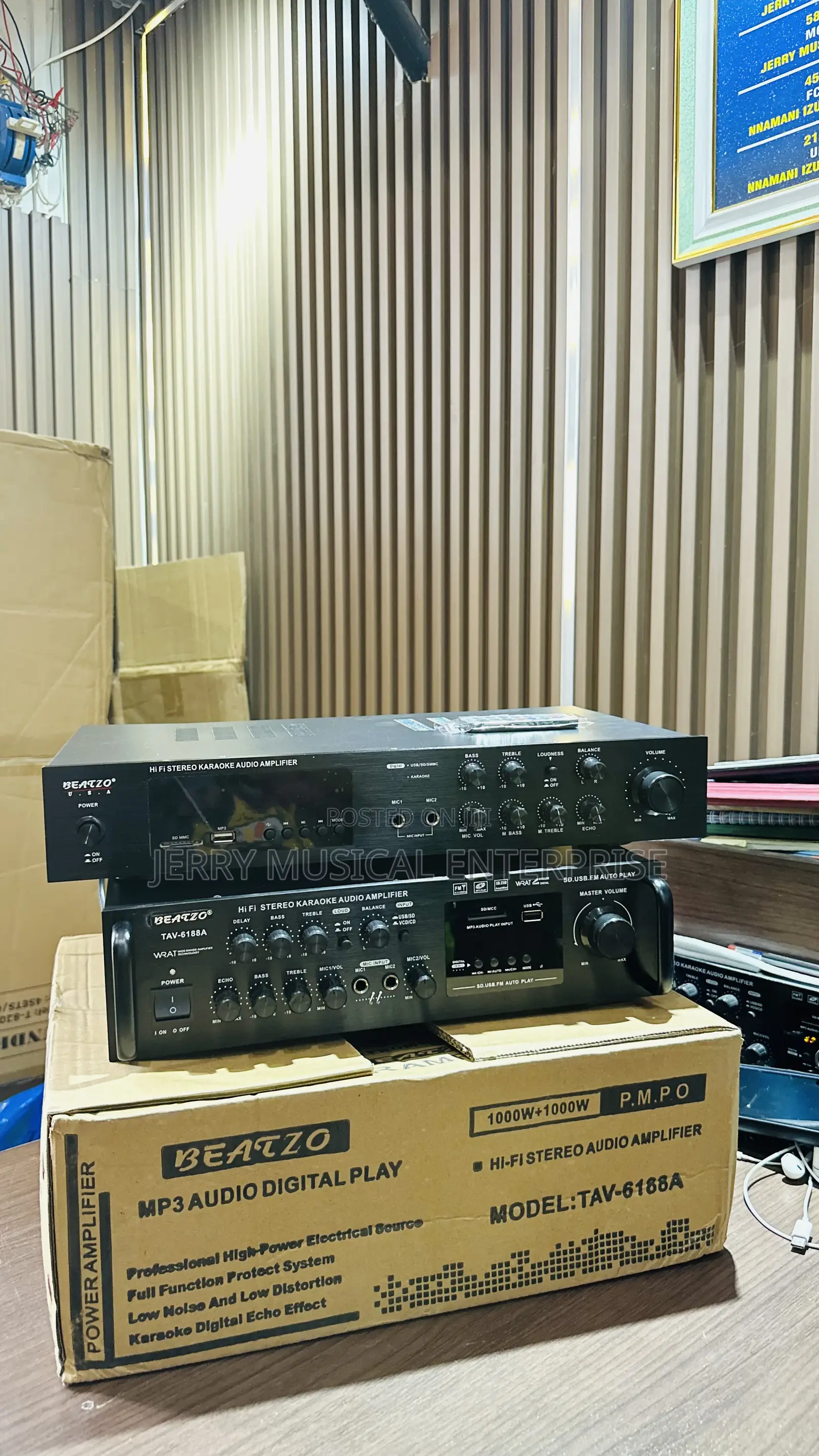 Beatzo 1000w Amplifier For Ceiling Speakers With 2channels