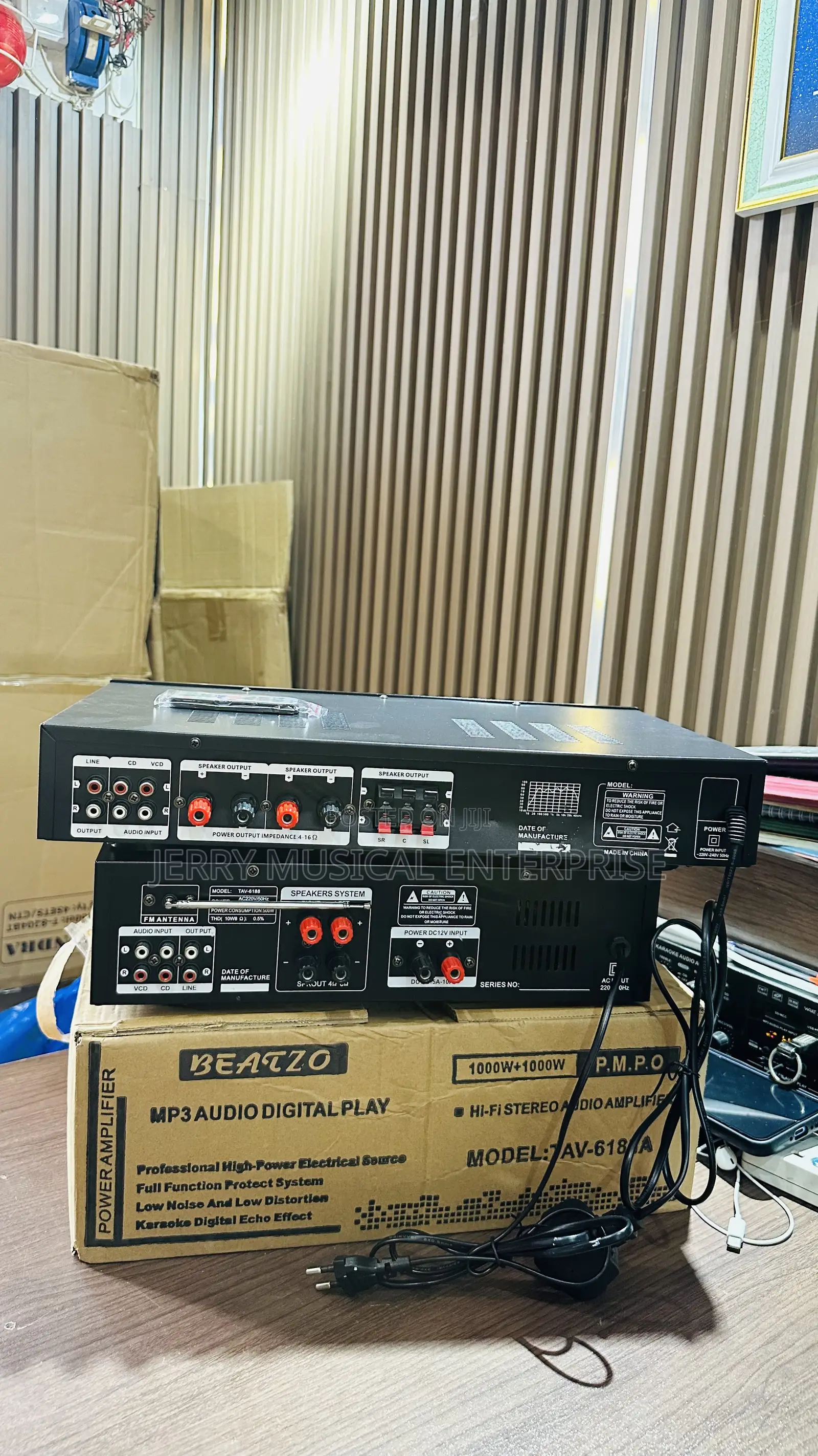 Beatzo 1000w Amplifier For Ceiling Speakers With 2channels