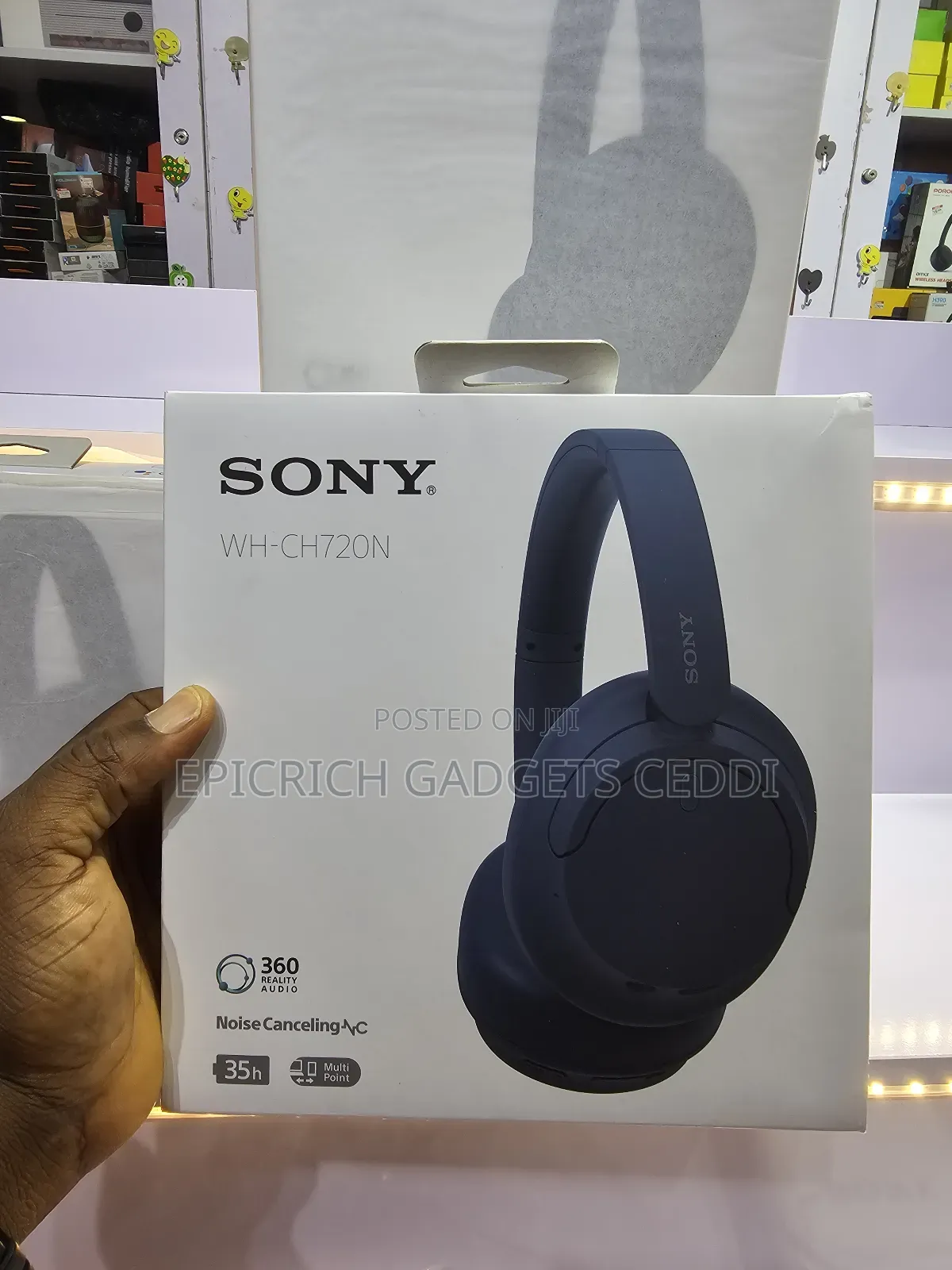 Sony Wh-Ch720n Wireless Anc Headphones 35h Battery Multipoint Bt