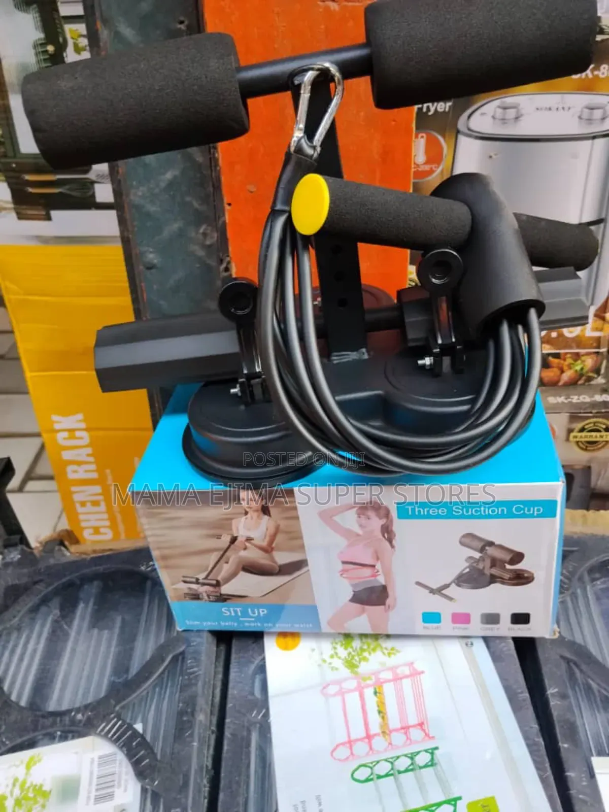 3 Suction Sit Up Bar
