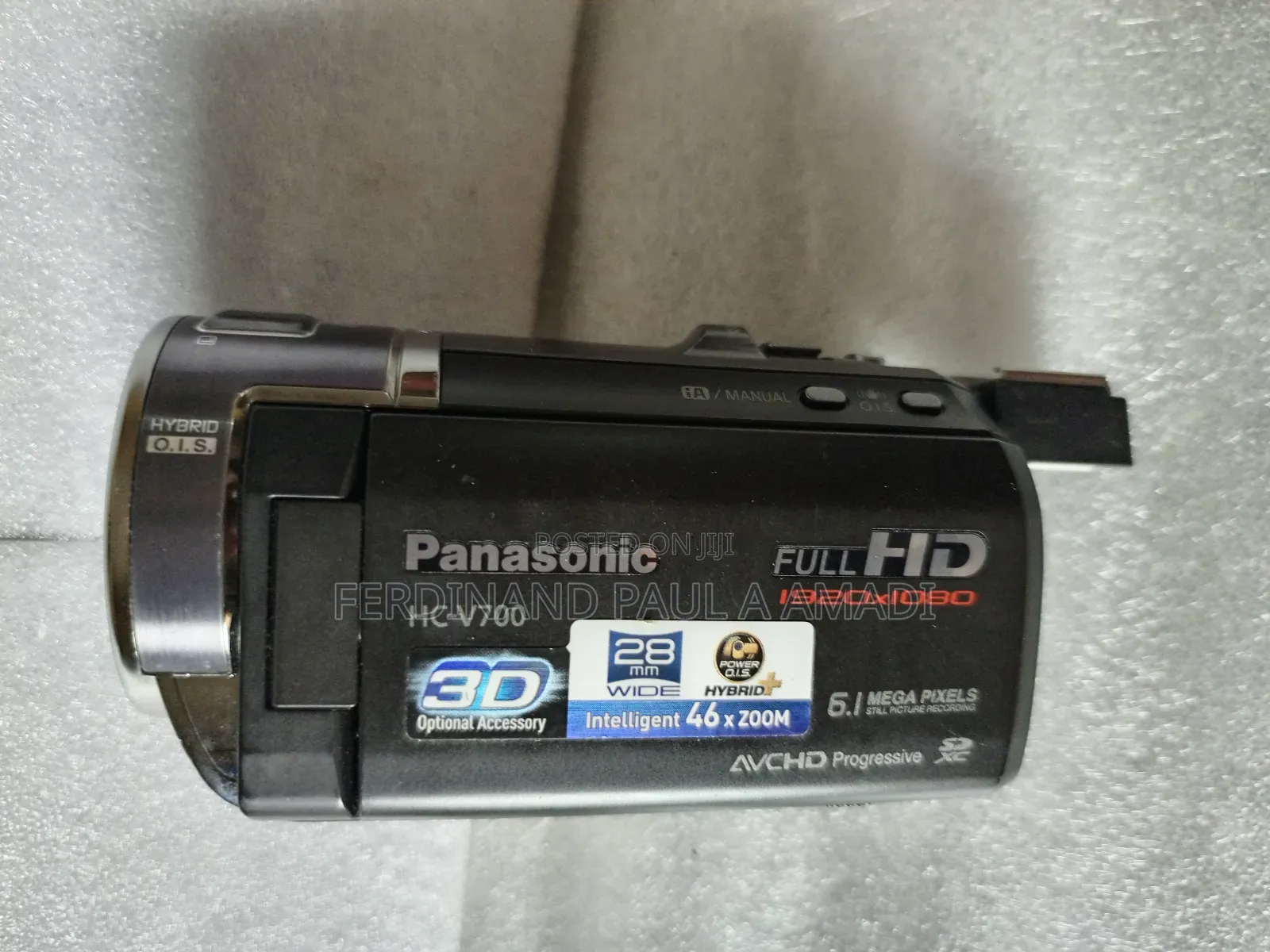 Panasonic Full Hd Video Photo Camera With External Mic Port Memory