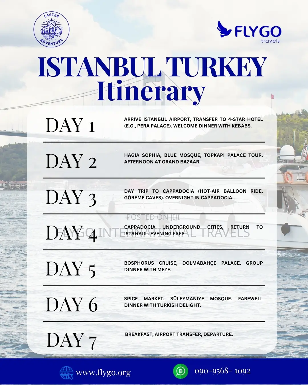 Easter 2026 Turkey Tour Istanbul Cappadocia ₦2.5m