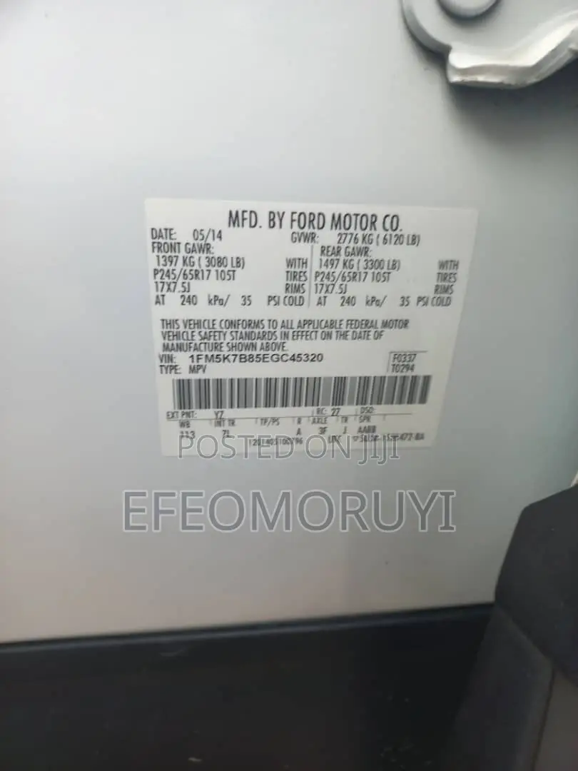 Ford Explorer 2014 White