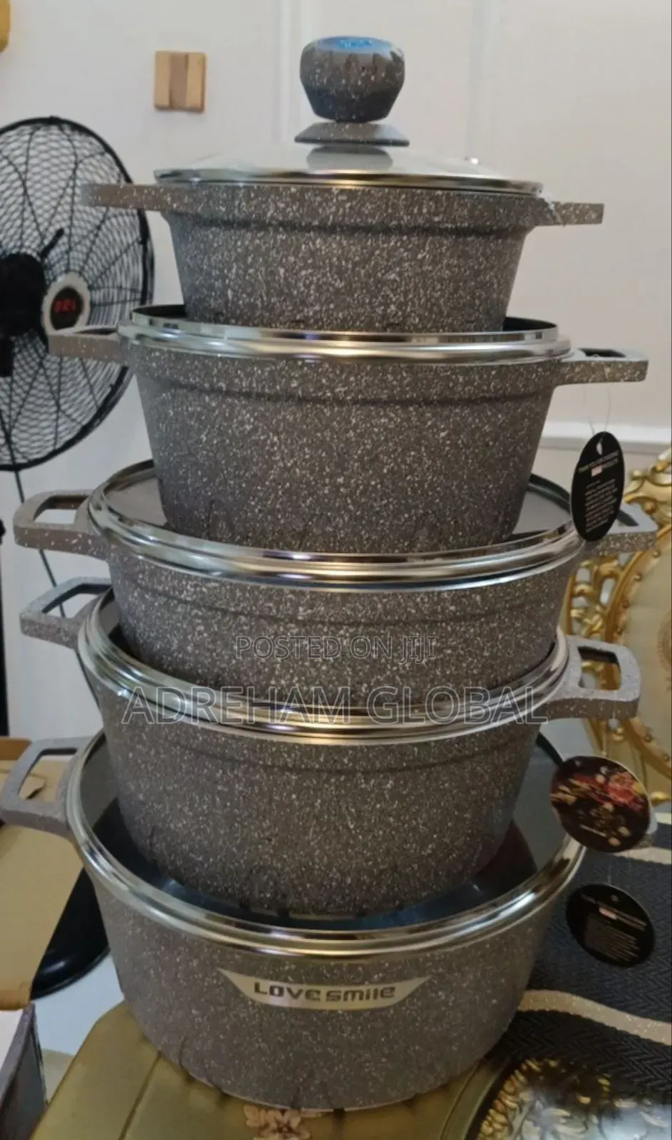 10 PCS Love Smile High Quality Granite Pot Ls2010