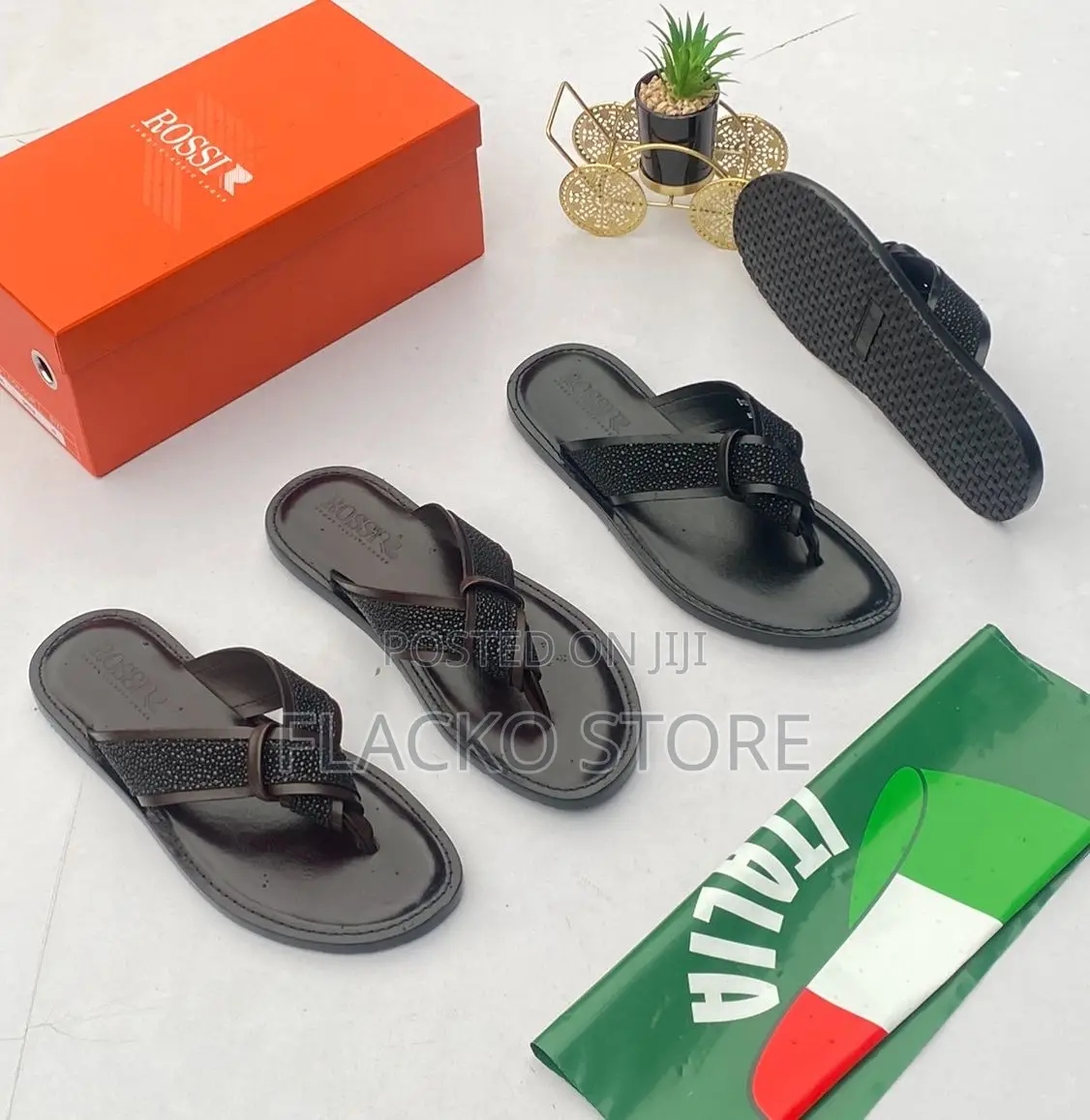 Original Rossi Italian Leather Slippers