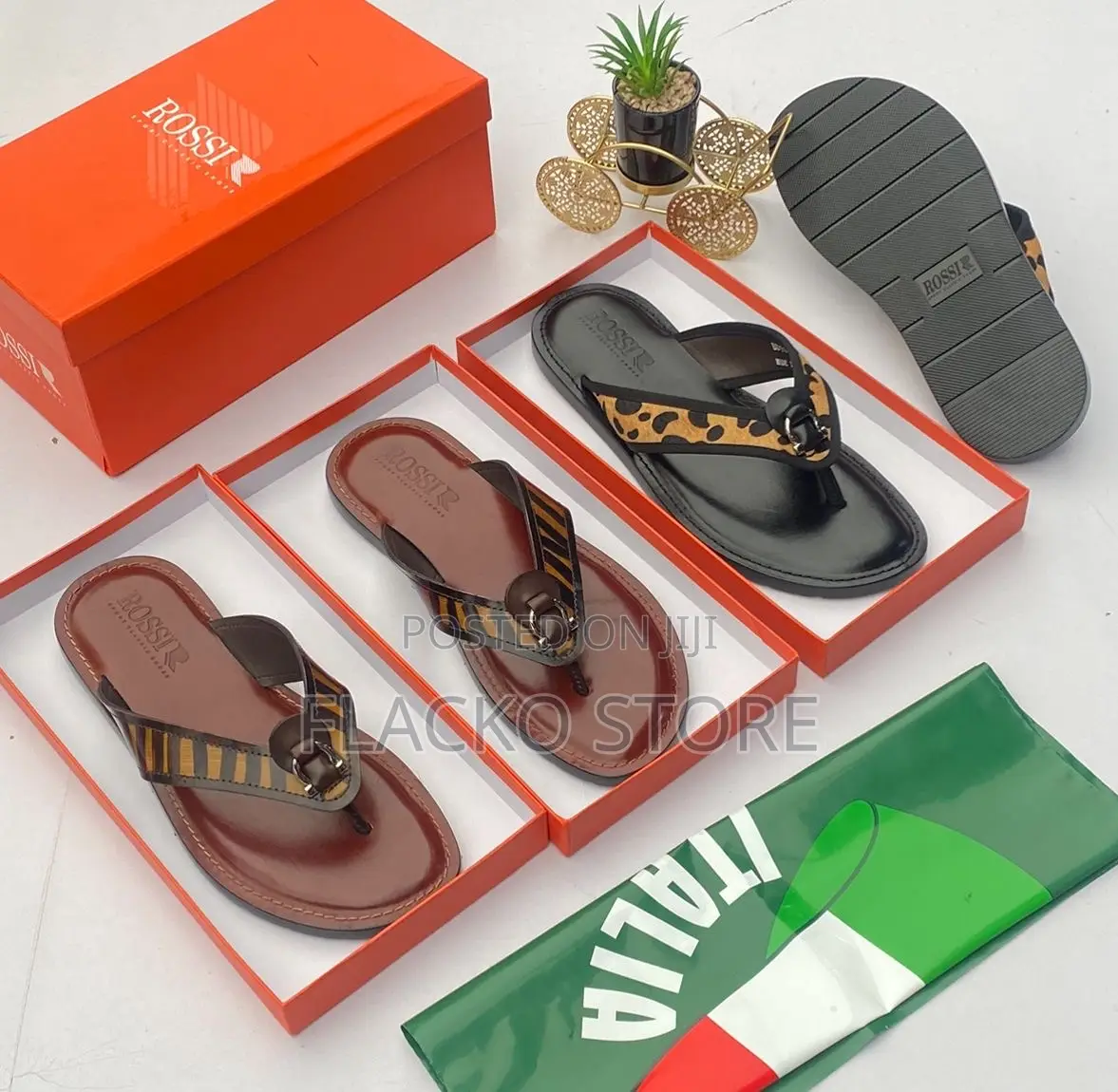 Original Rossi Italian Leather Slippers