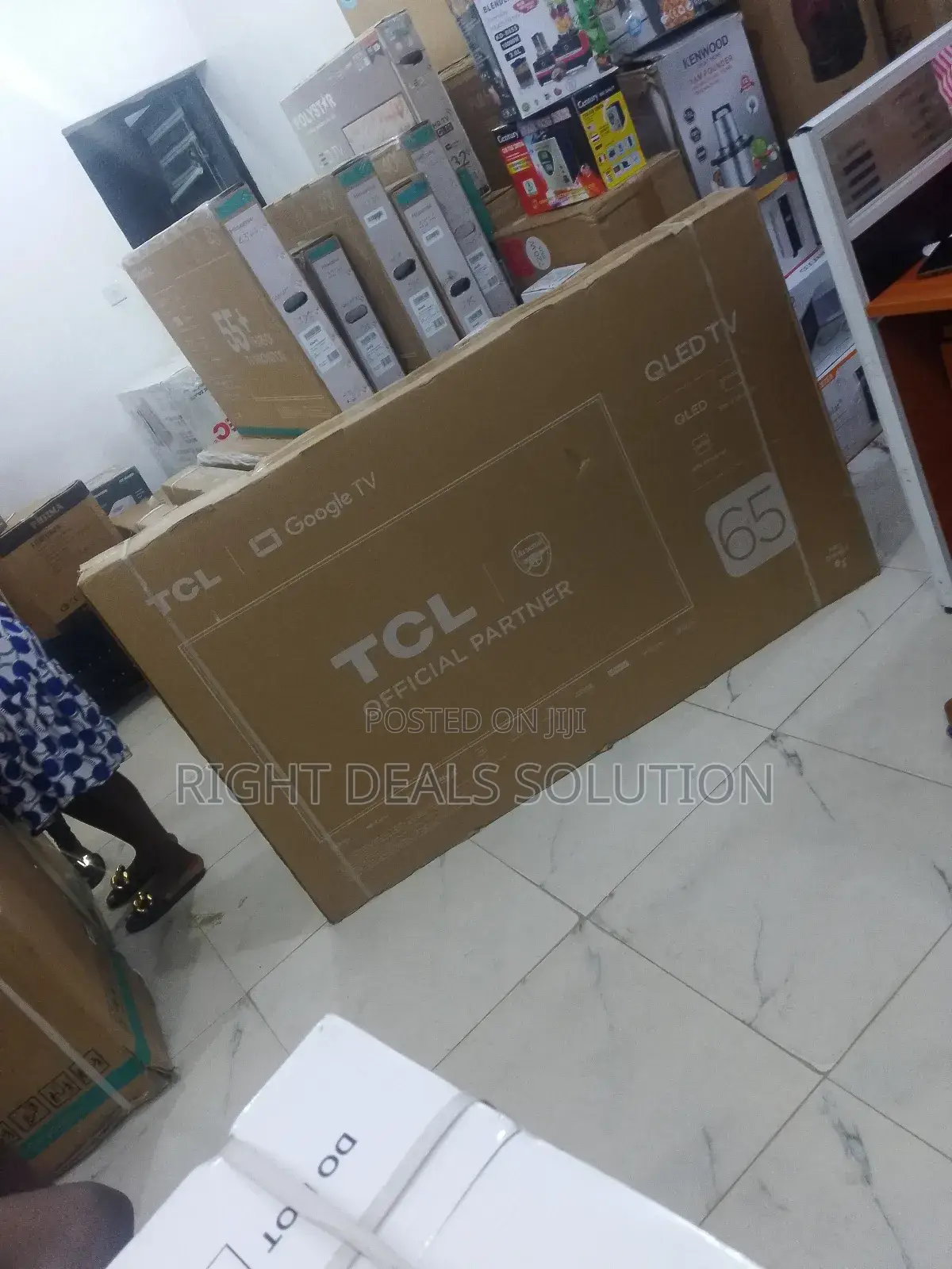 Epic Viewing Redefined – TCL 65" Qled Smart Tv With Onkyo Audio Tv