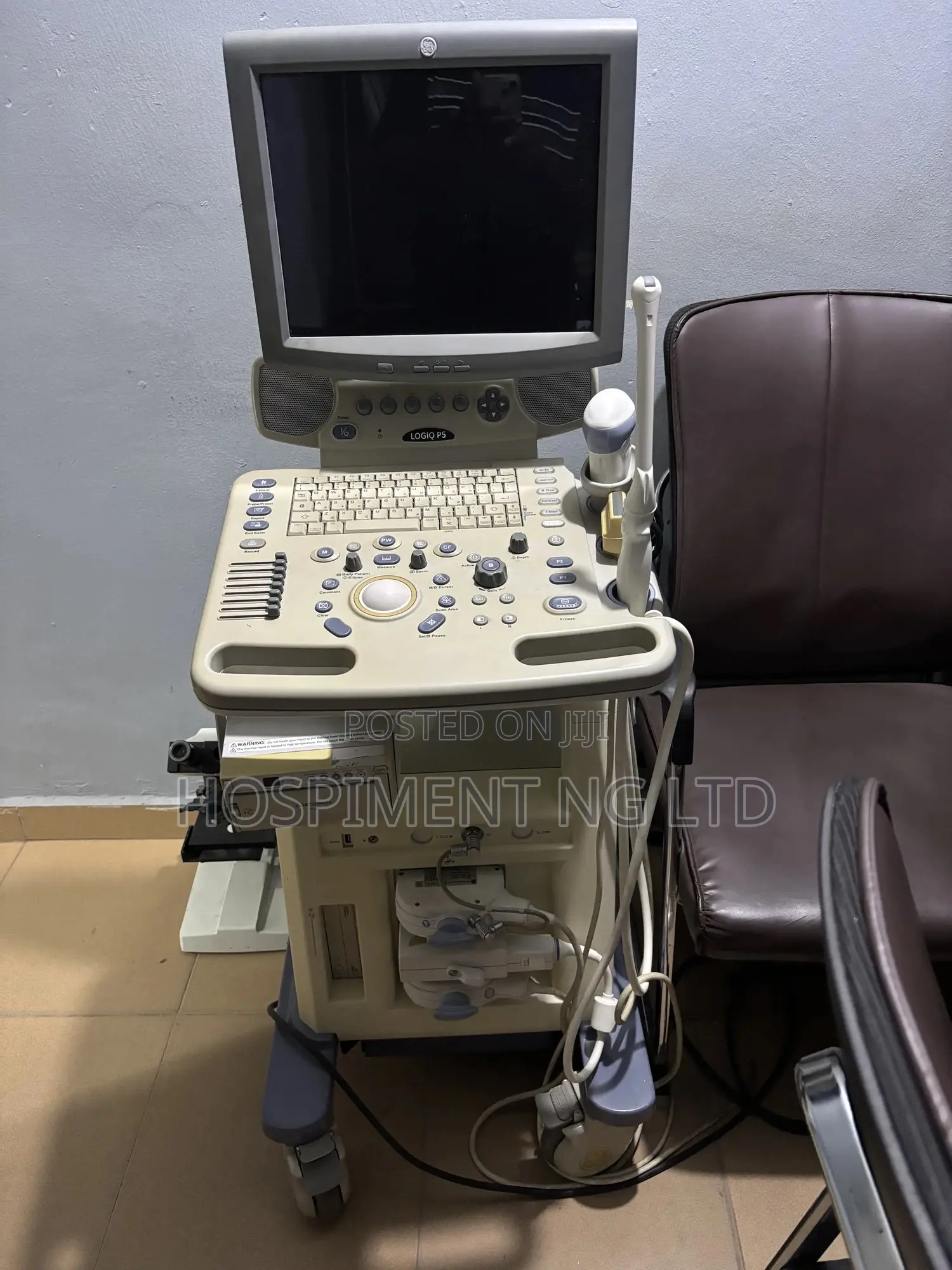 Ge Logic P5 Ultrasound Machine