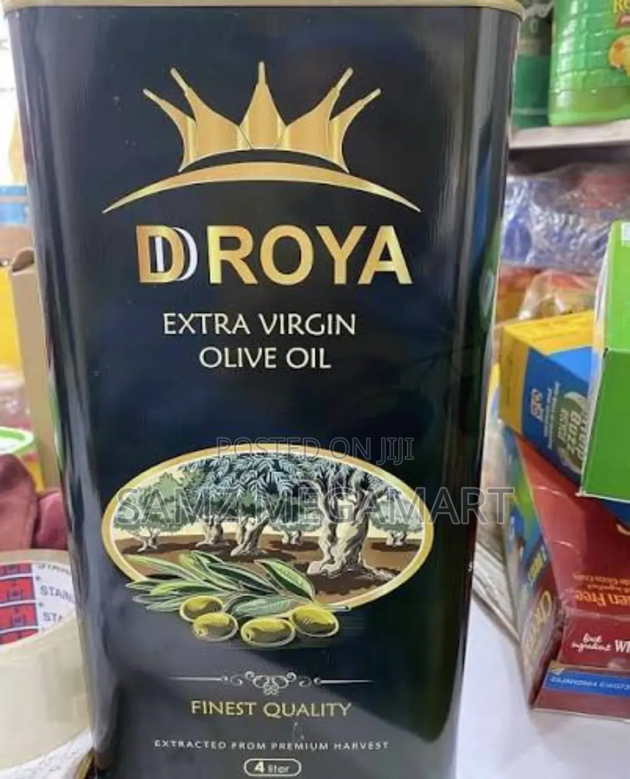 Droya Extra Virgin Olive Oil 4×4l – Premium, Heart-healthy Olive Oil