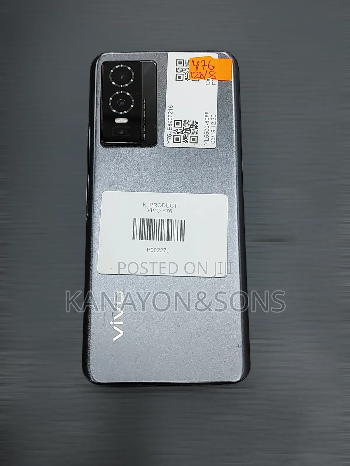 Vivo Y76 5G 128 GB Gray