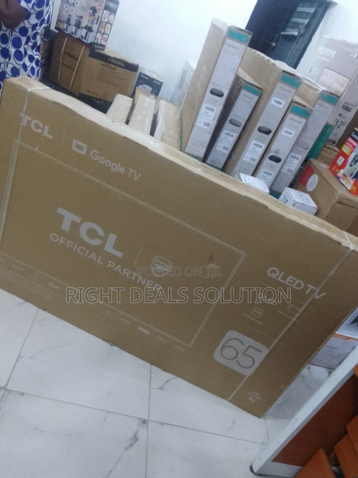 TCL 65" Qled Flagship: Precision, Jaw-Dropping Contrast, Smart Edge