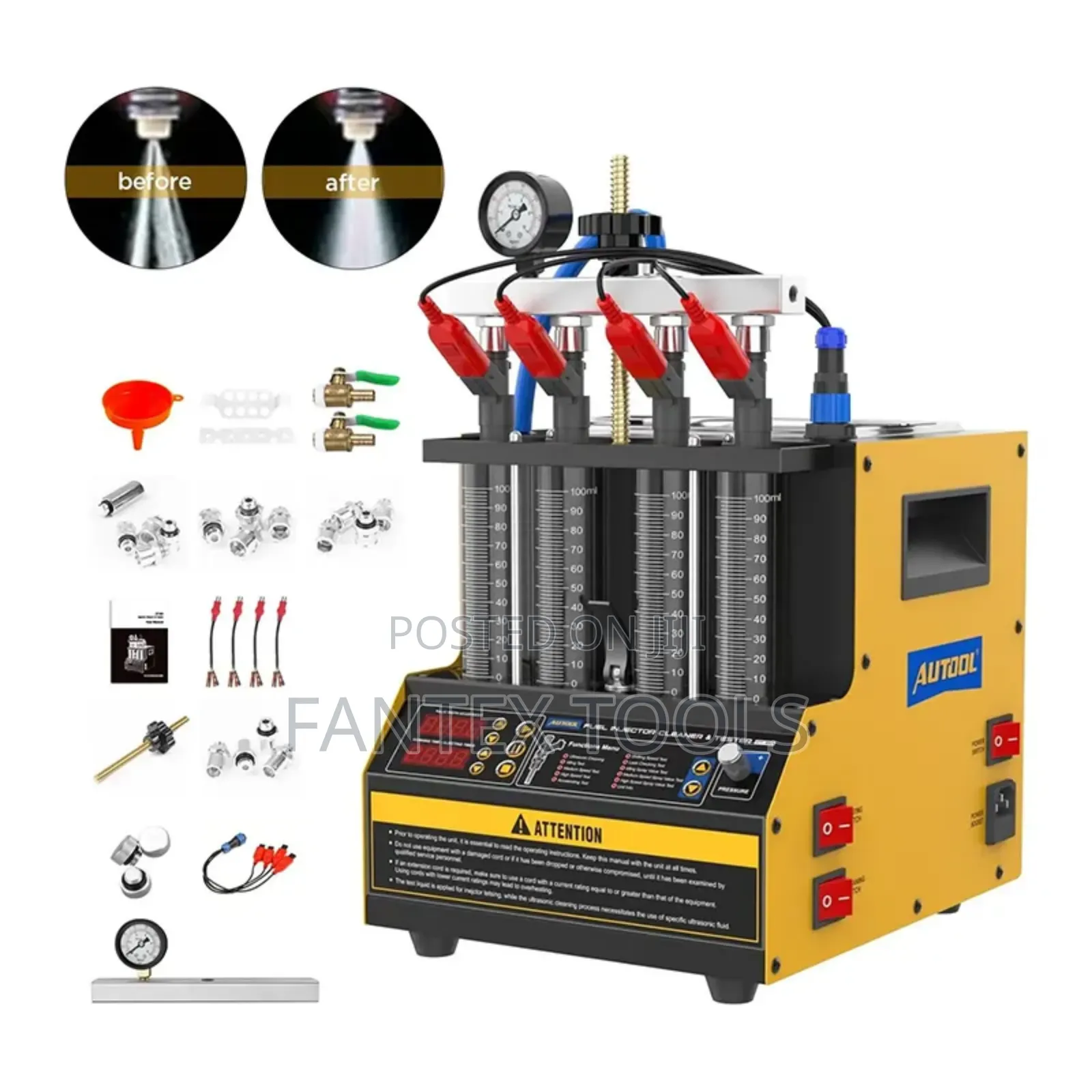 Fuel Injector Cleaner and Tester.