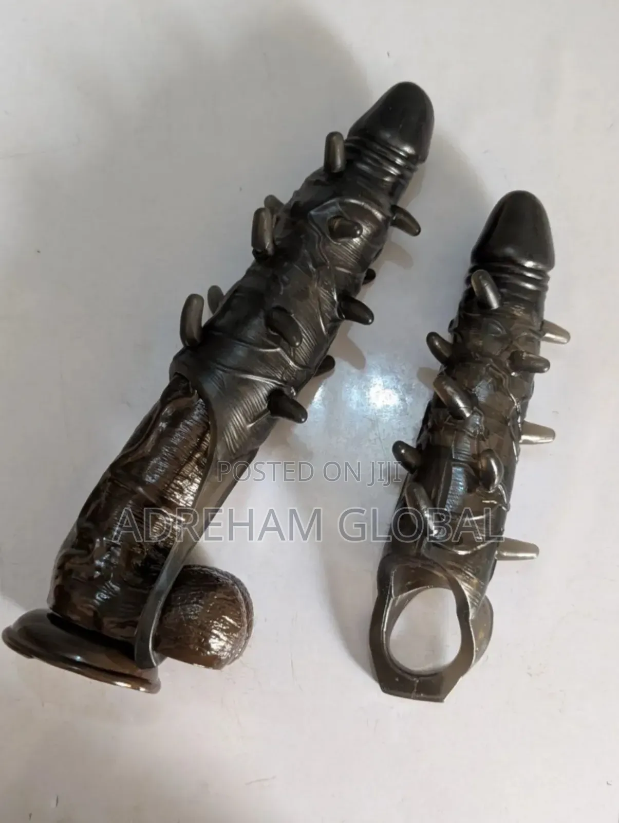 10 Inches Spike Penis Sleeve Black