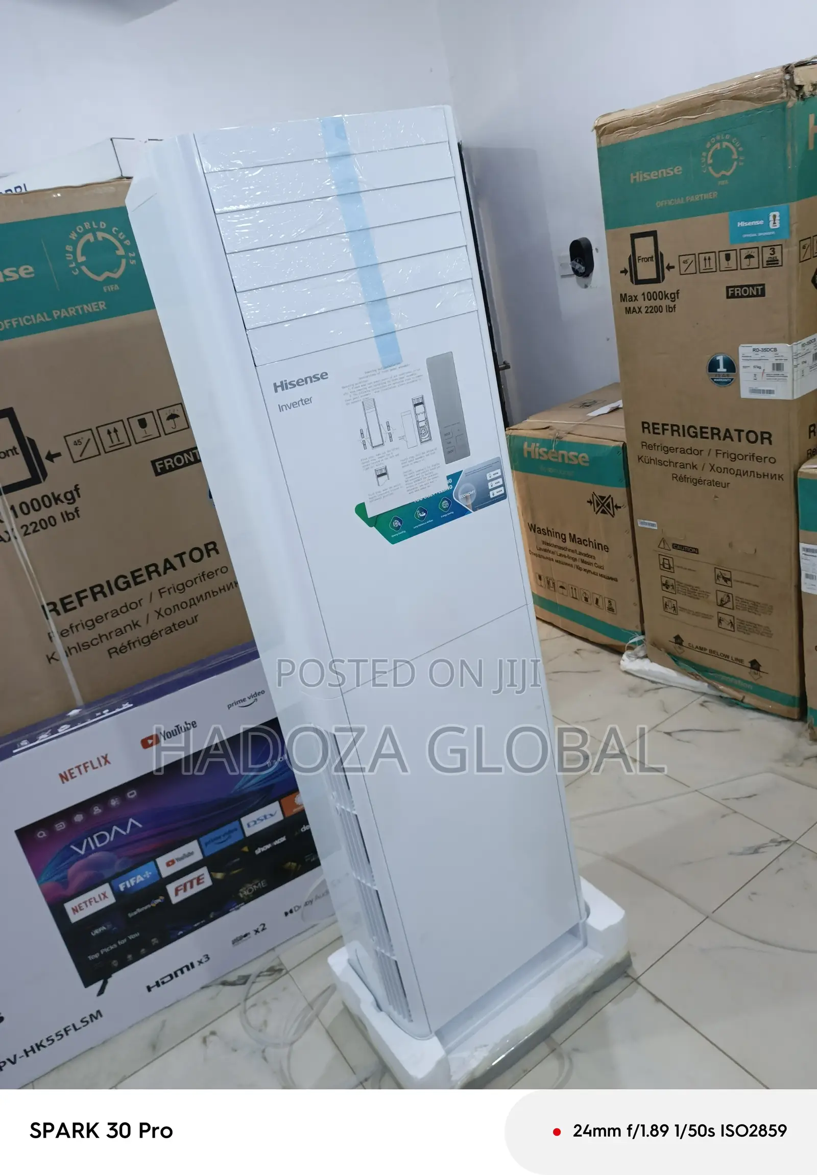 3.0hp Hisense Floor Standing Ac For Offices & Homes