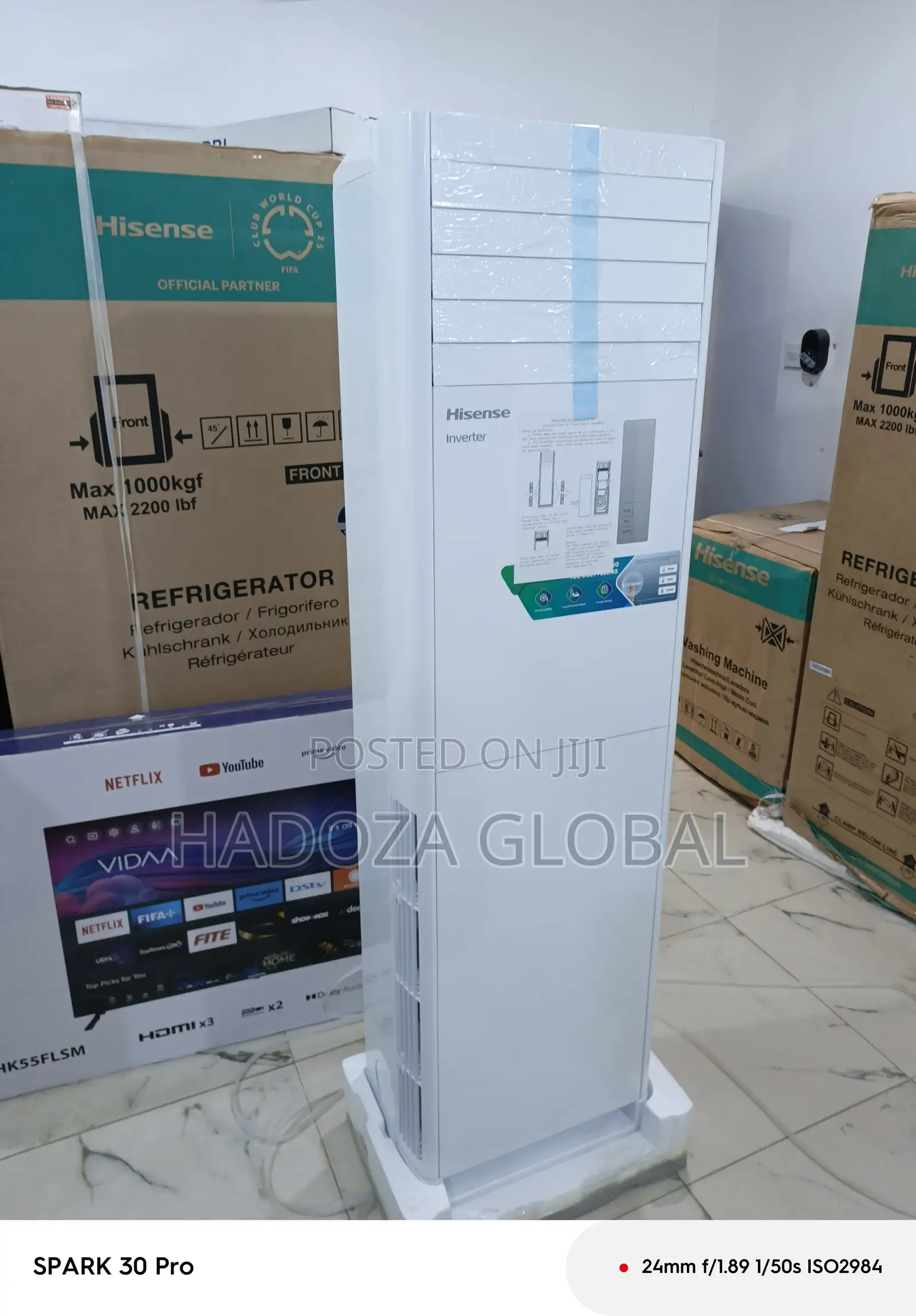 3.0hp Hisense Floor Standing Ac For Offices & Homes