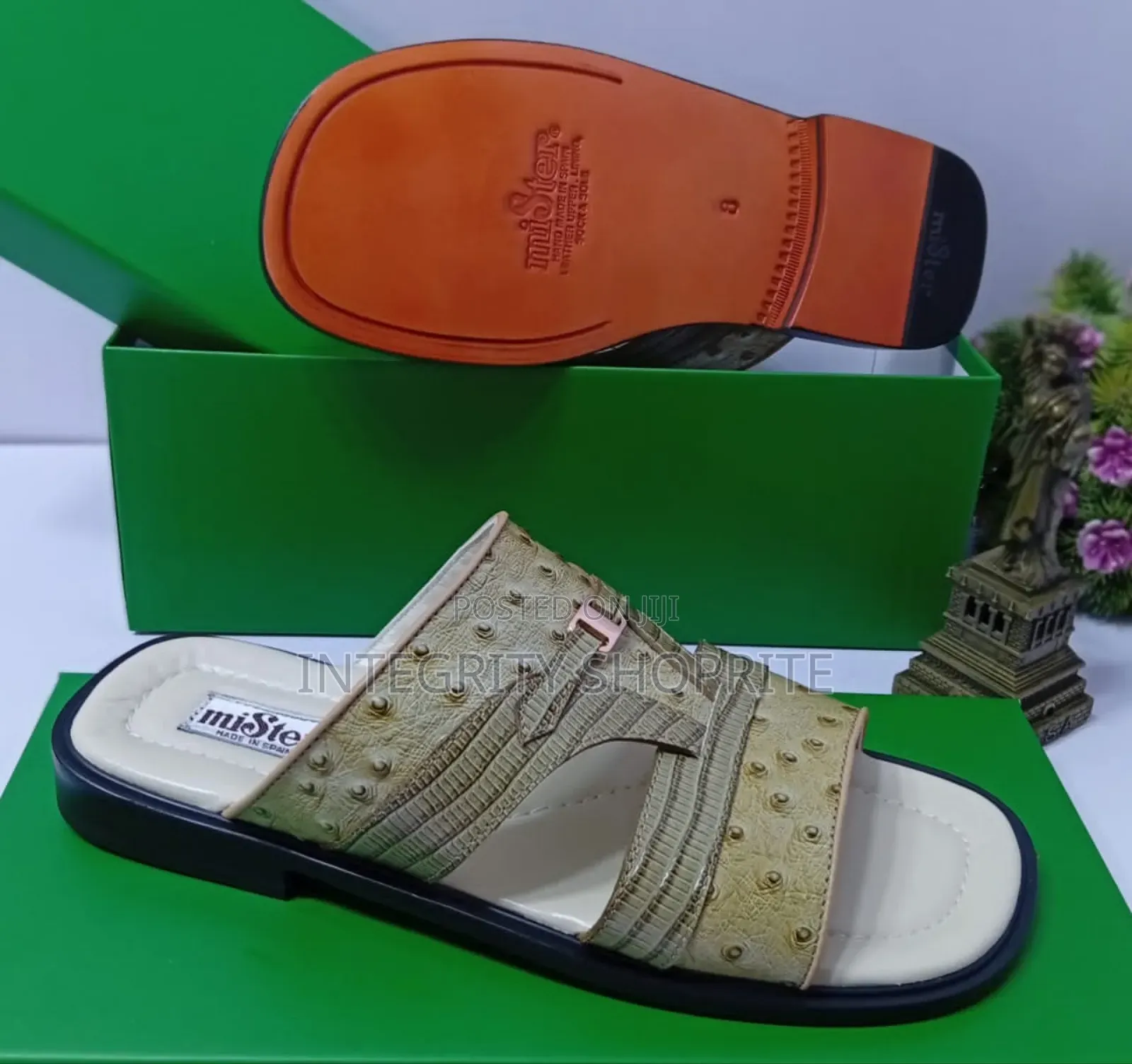 White Designer Mister Slippers