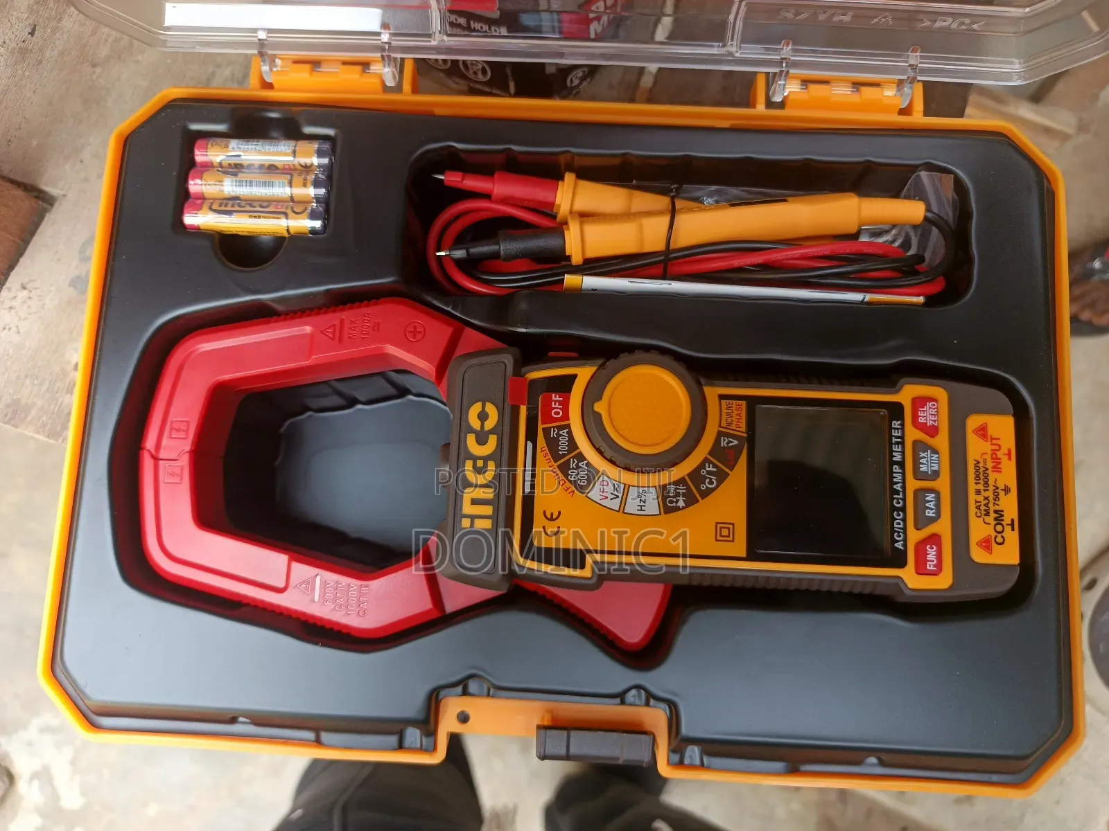 Ingco Ac/Dc 1000a Digital Clamp Meter (Likely Model Dcm10004